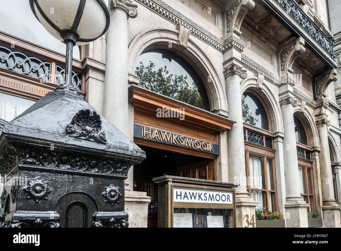 Hawksmoor, ristorante grill a College Green, Dublino, Irlanda. Foto Stock