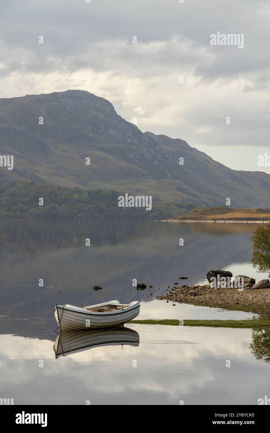Loch Morar, vicino Mallaig, Lochaber, Scozia, Regno Unito Foto Stock