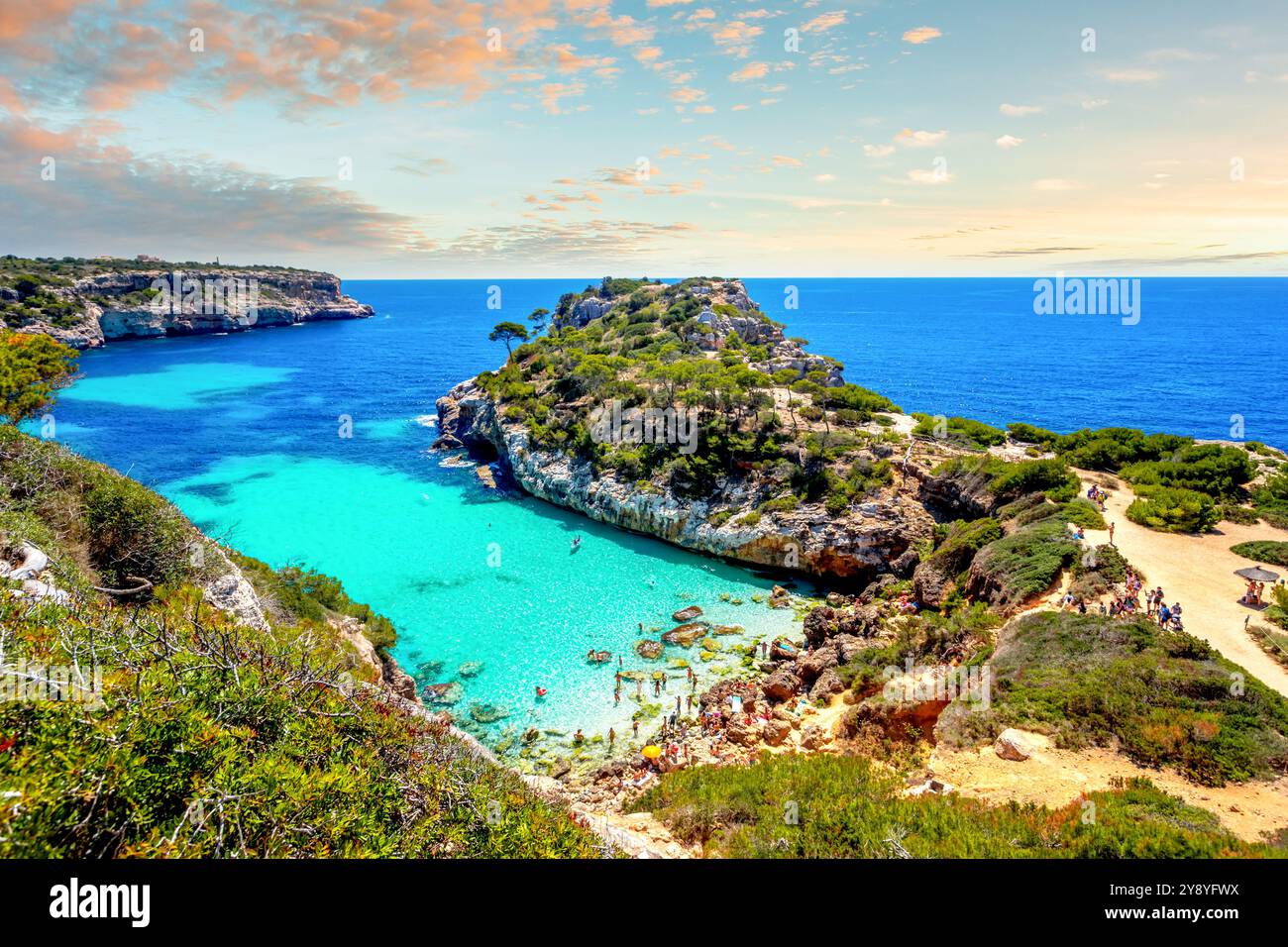 Calo del Moro, Maiorca, Spagna Foto Stock