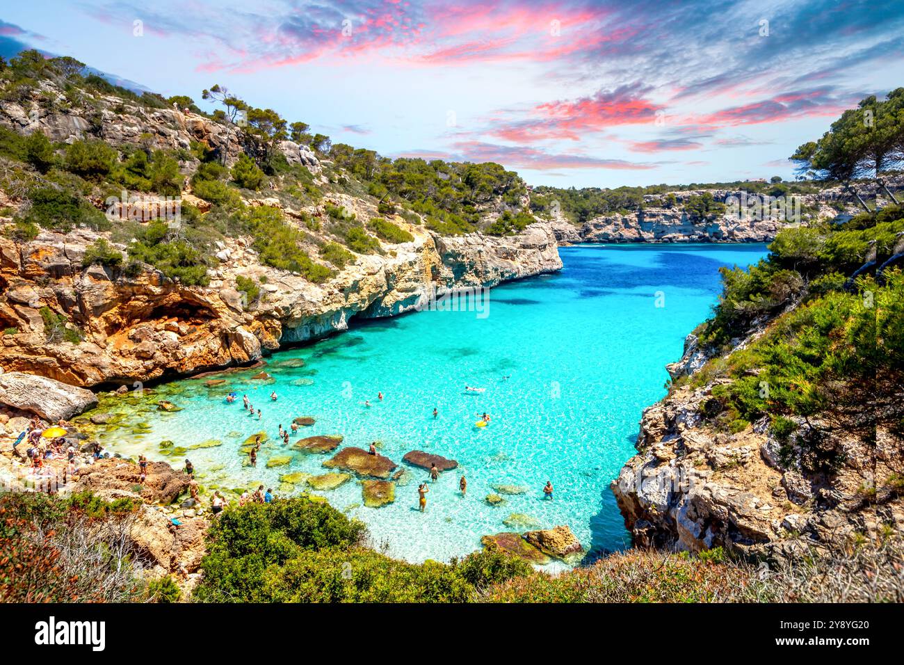 Calo del Moro, Maiorca, Spagna Foto Stock