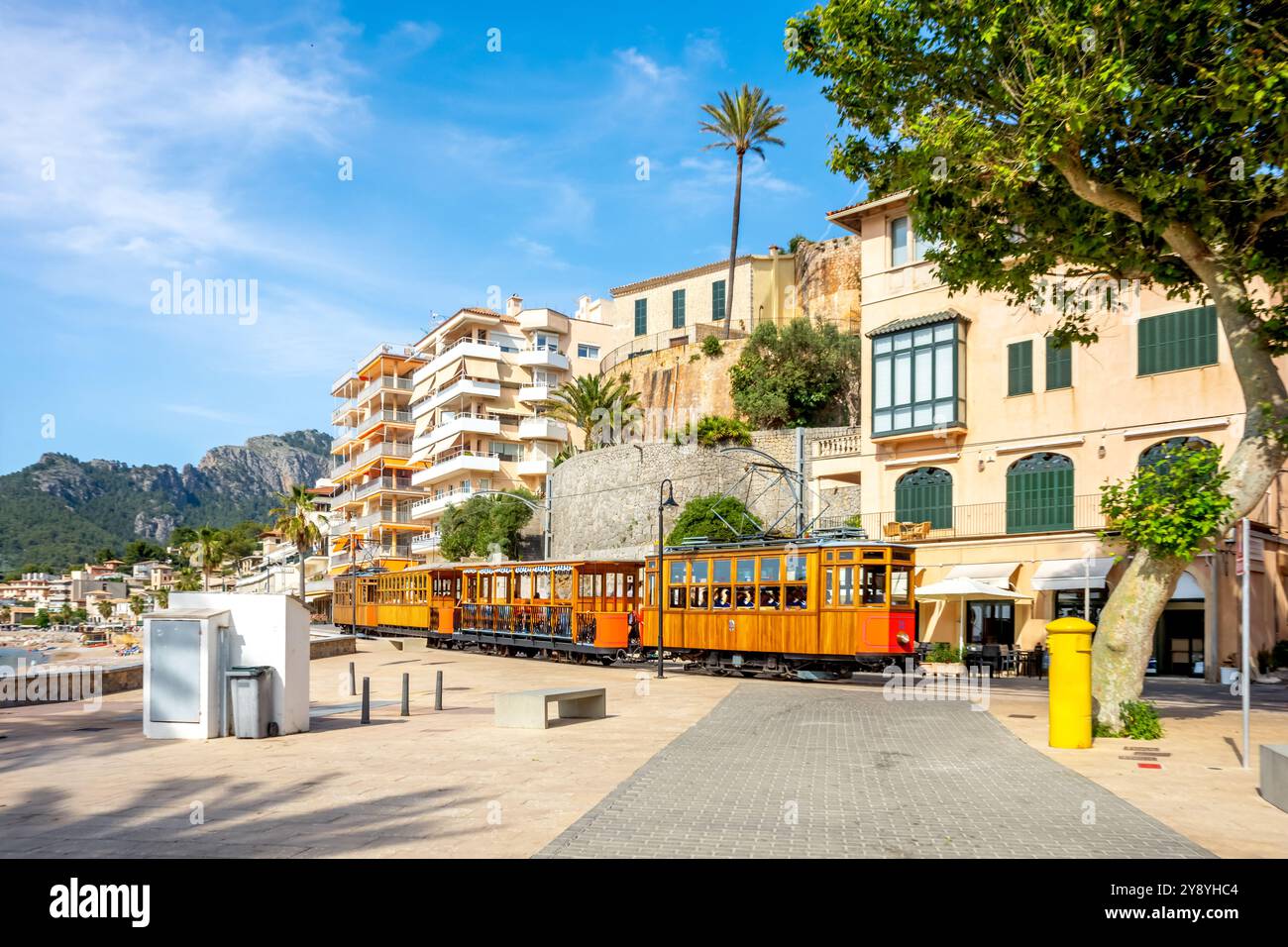 Port de Soller, Mallorca, Spagna Foto Stock
