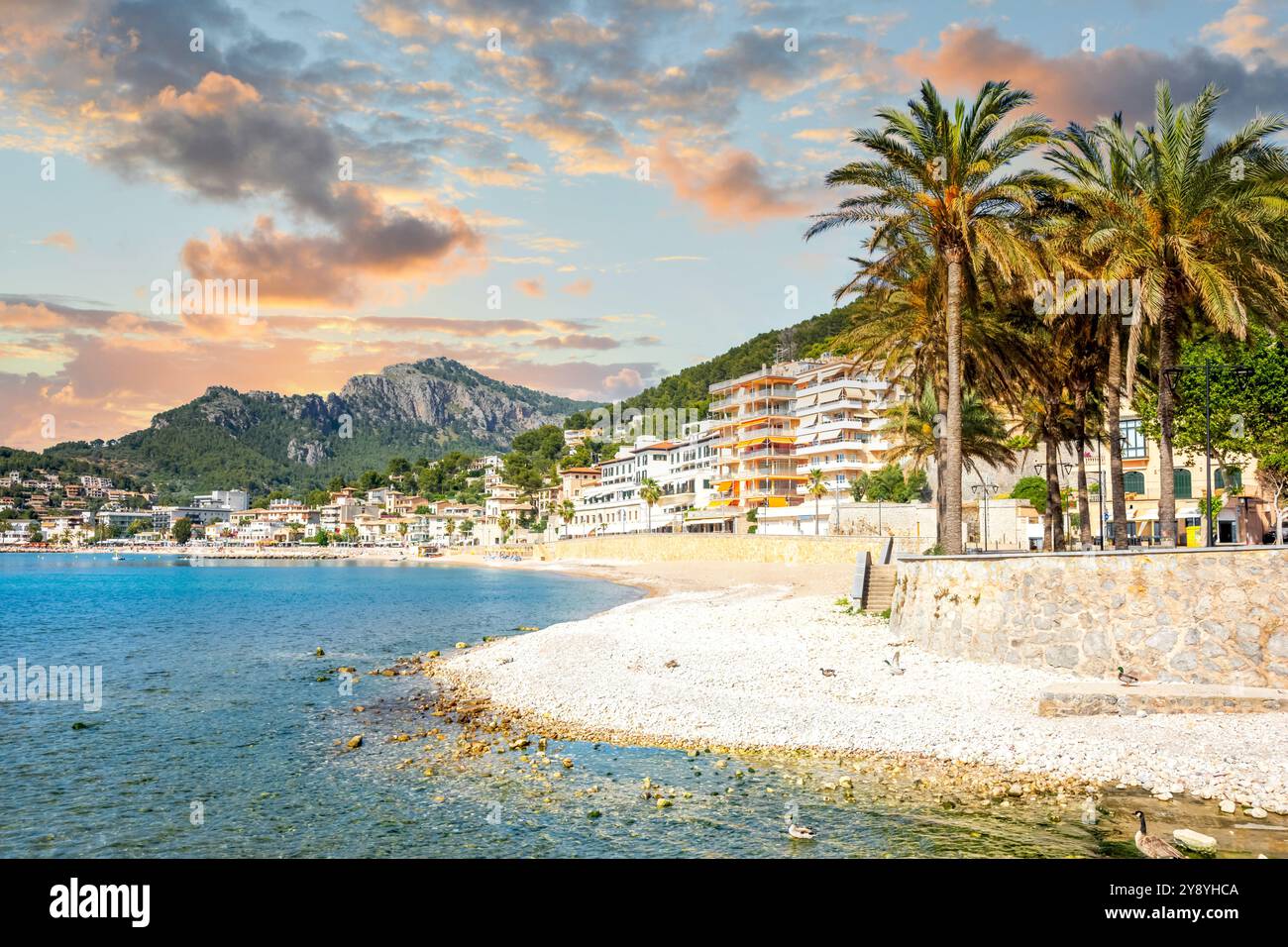 Port de Soller, Mallorca, Spagna Foto Stock