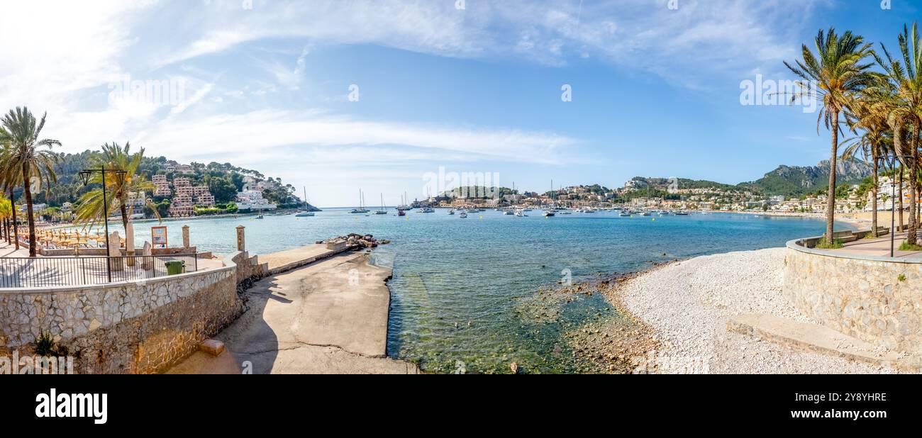 Port de Soller, Mallorca, Spagna Foto Stock