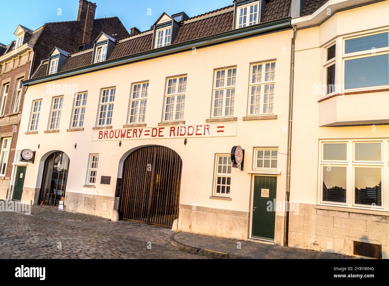 Stadsbrouwerij, birrificio cittadino, ex De Ridder, Maastricht, Paesi Bassi Foto Stock
