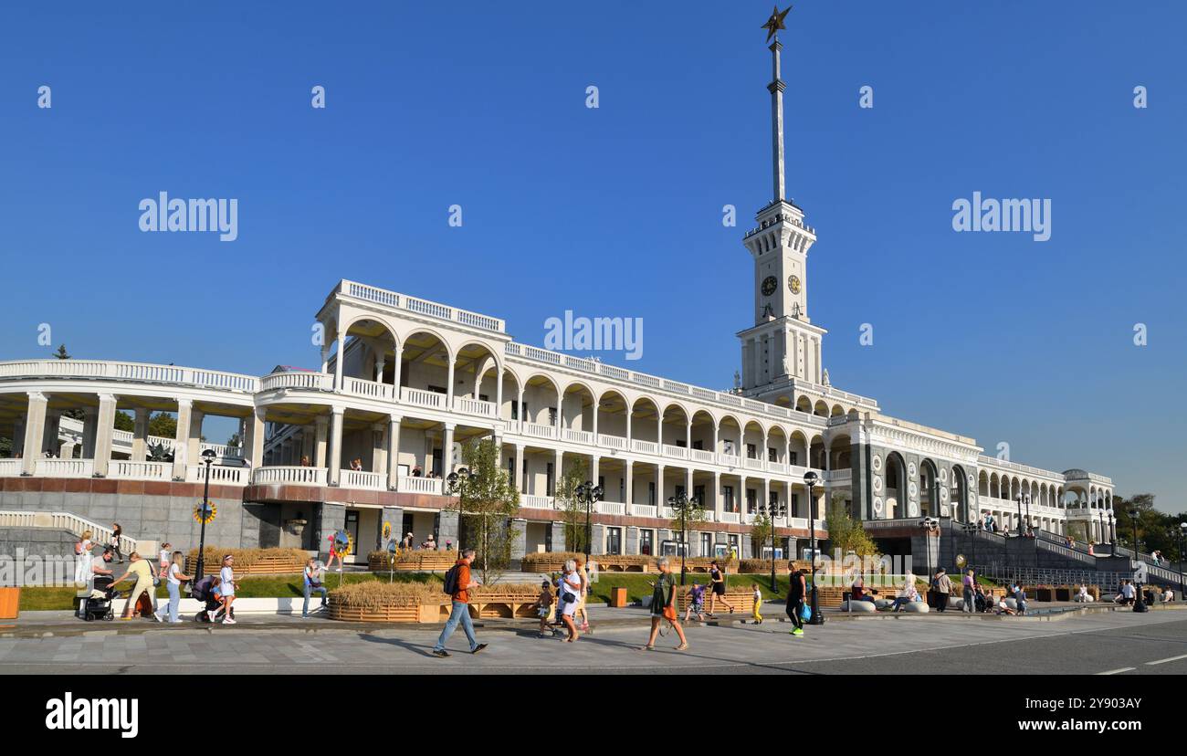 Mosca, Russia - 7 settembre. 2024. Il Northern River Terminal è uno dei due terminal fluviali di Mosca Foto Stock