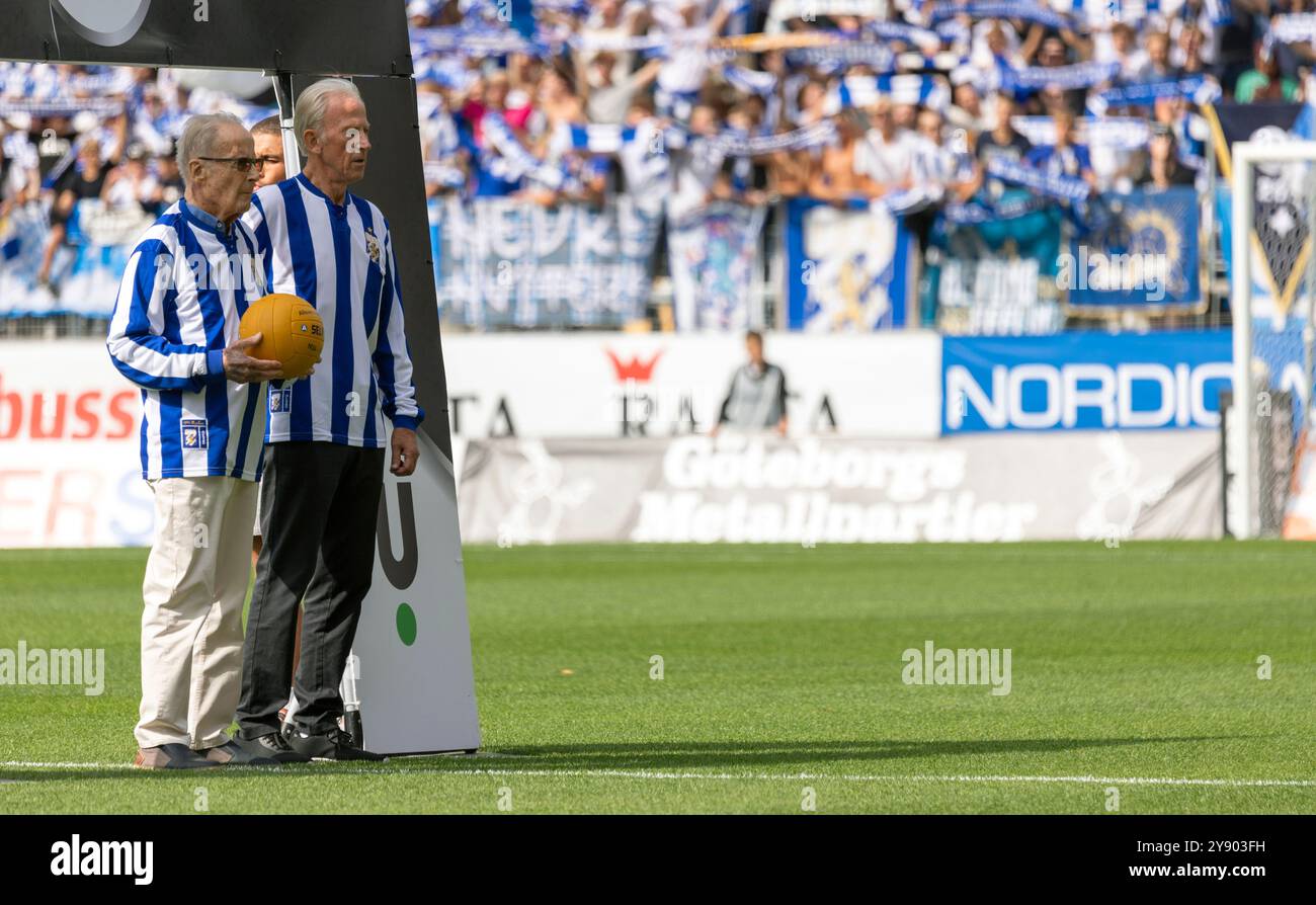 Gothenburg, Svezia, 17 agosto 2024: Momento in partita tra IFK Gothenburg e IK Sirius. Risultato finale: 1-1. Foto Stock