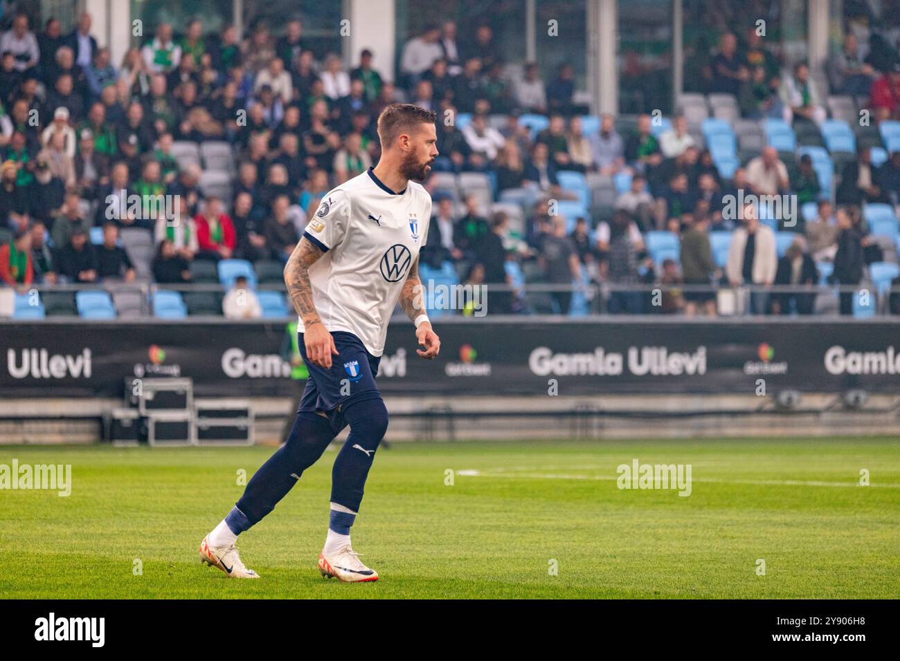 Gothenburg, 18 settembre 2024. Giocatore in Malmö FF, Pontus Jansson durante la partita contro IL GAIS. Foto Stock