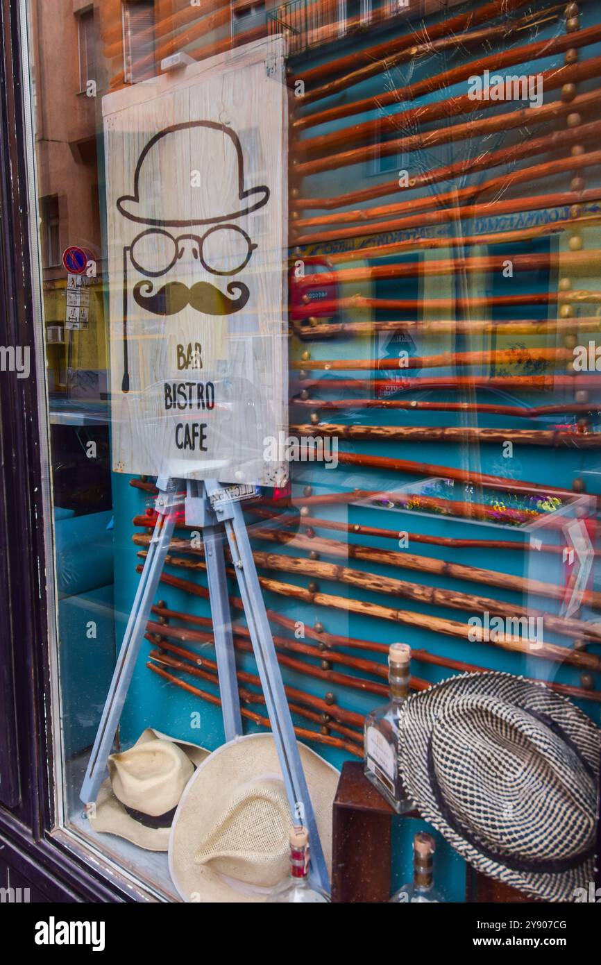 Vetrina del negozio creativo Foto Stock