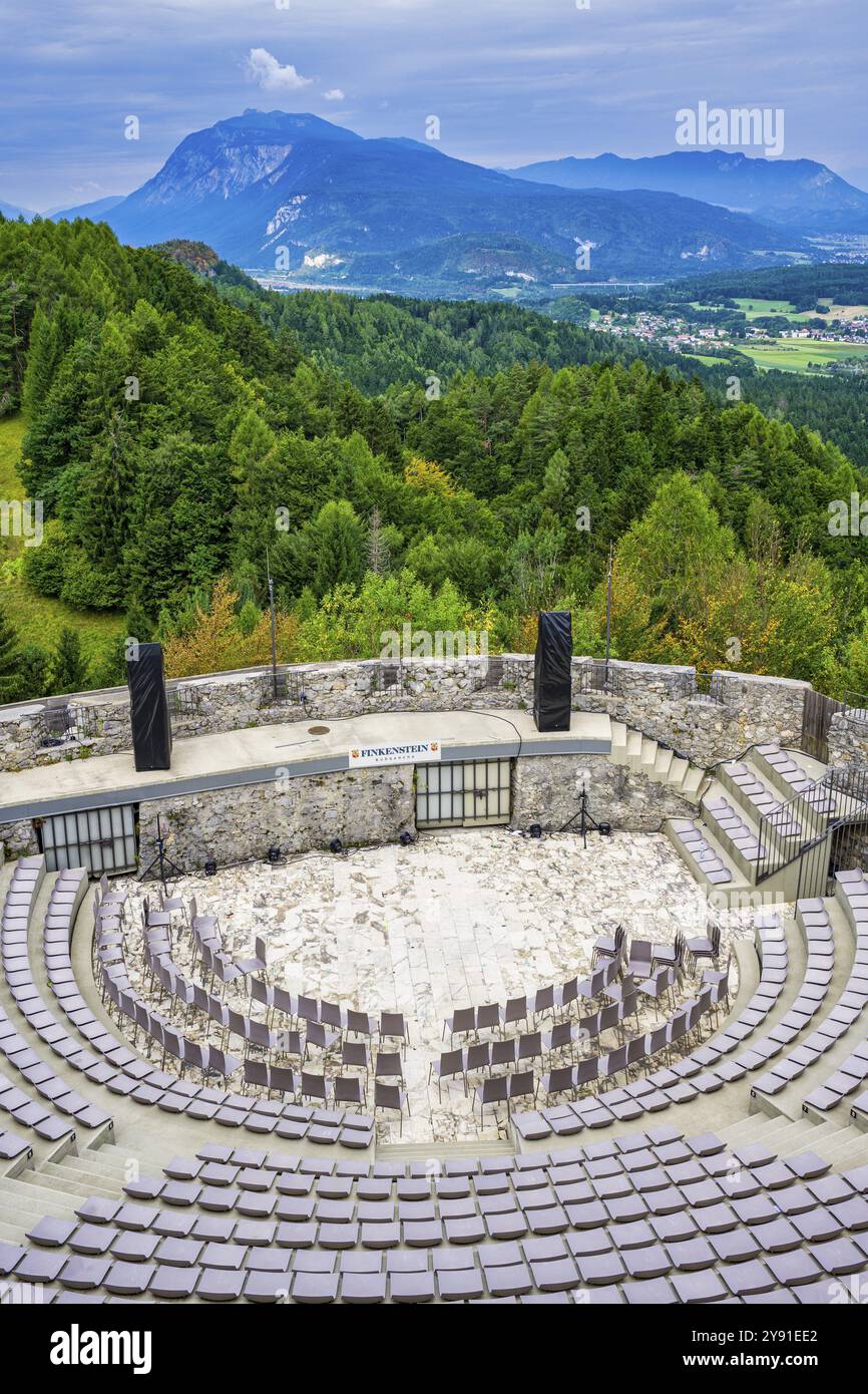 Burgarena Finkenstein, Finkenstein am Faaker SEE, Carinzia, Austria, Europa Foto Stock