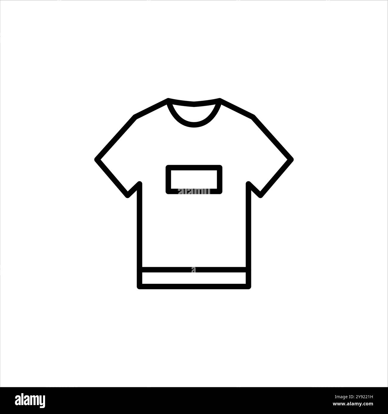 Icona di t-shirt Illustrazione Vettoriale