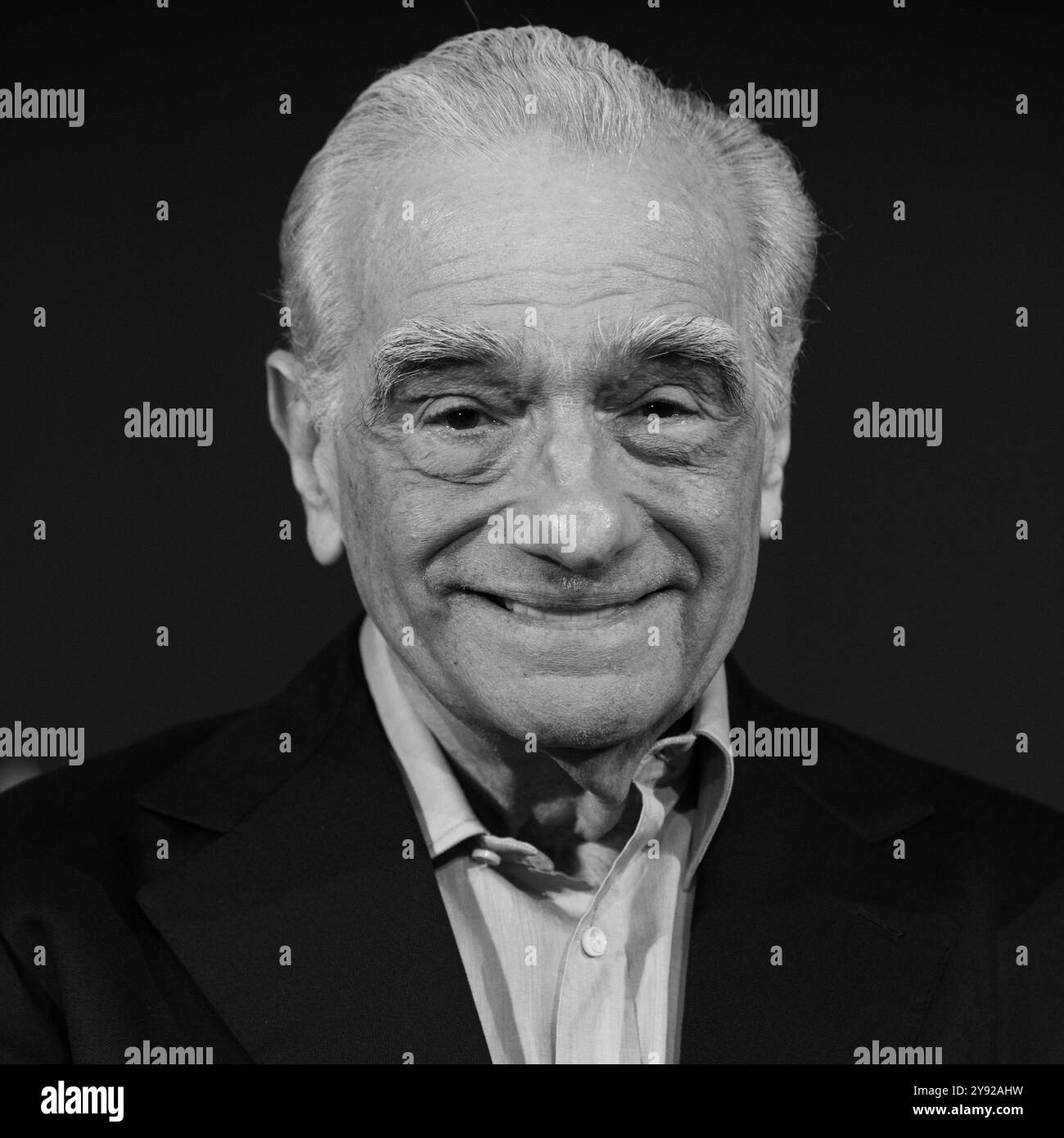 Torino, Italia. 7 ottobre 2024. Ritratto del direttore dell'ilm Martin Scorsese. Scorsese è stato ospite del Museo Nazionale del Cinema. Foto Stock
