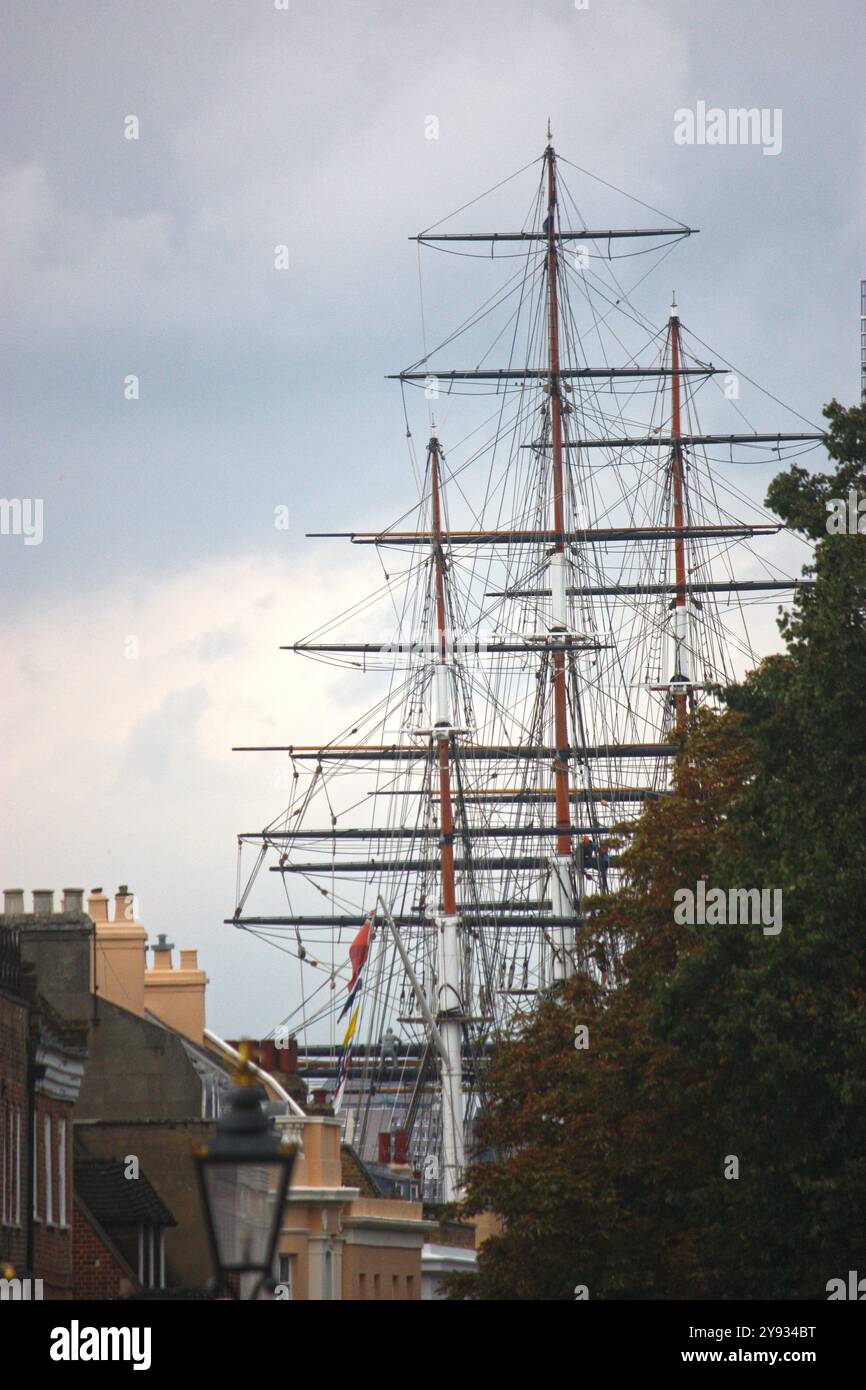 Il Cutty Sark a Greenwich Foto Stock