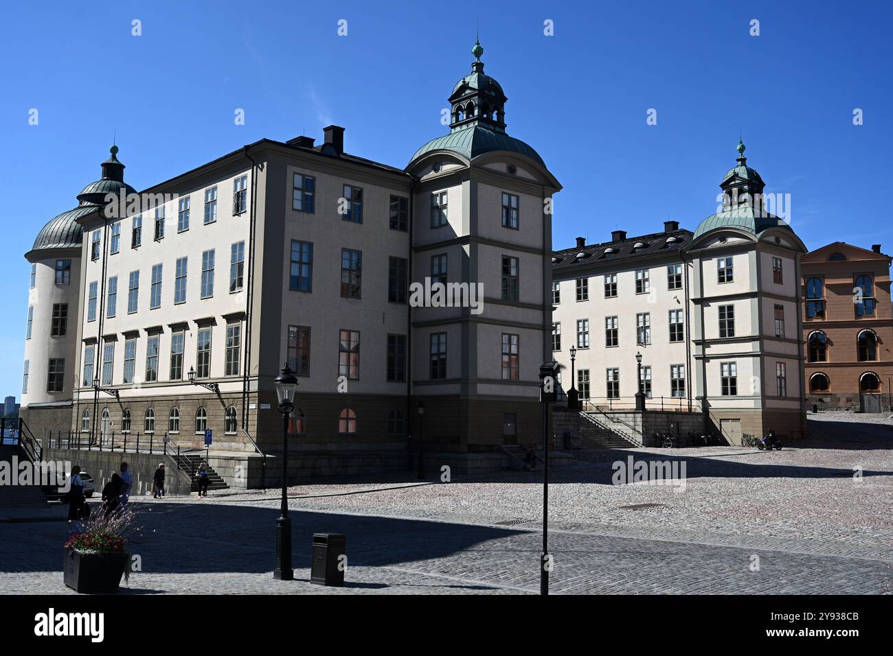 Stoccolma, Svezia - 30 luglio 2024: Svea Court of Appeal (Svea hovratt), si trova nel Palazzo Wrangel, sull'isolotto Riddarholmen a Gamla Stan, a Stoc Foto Stock