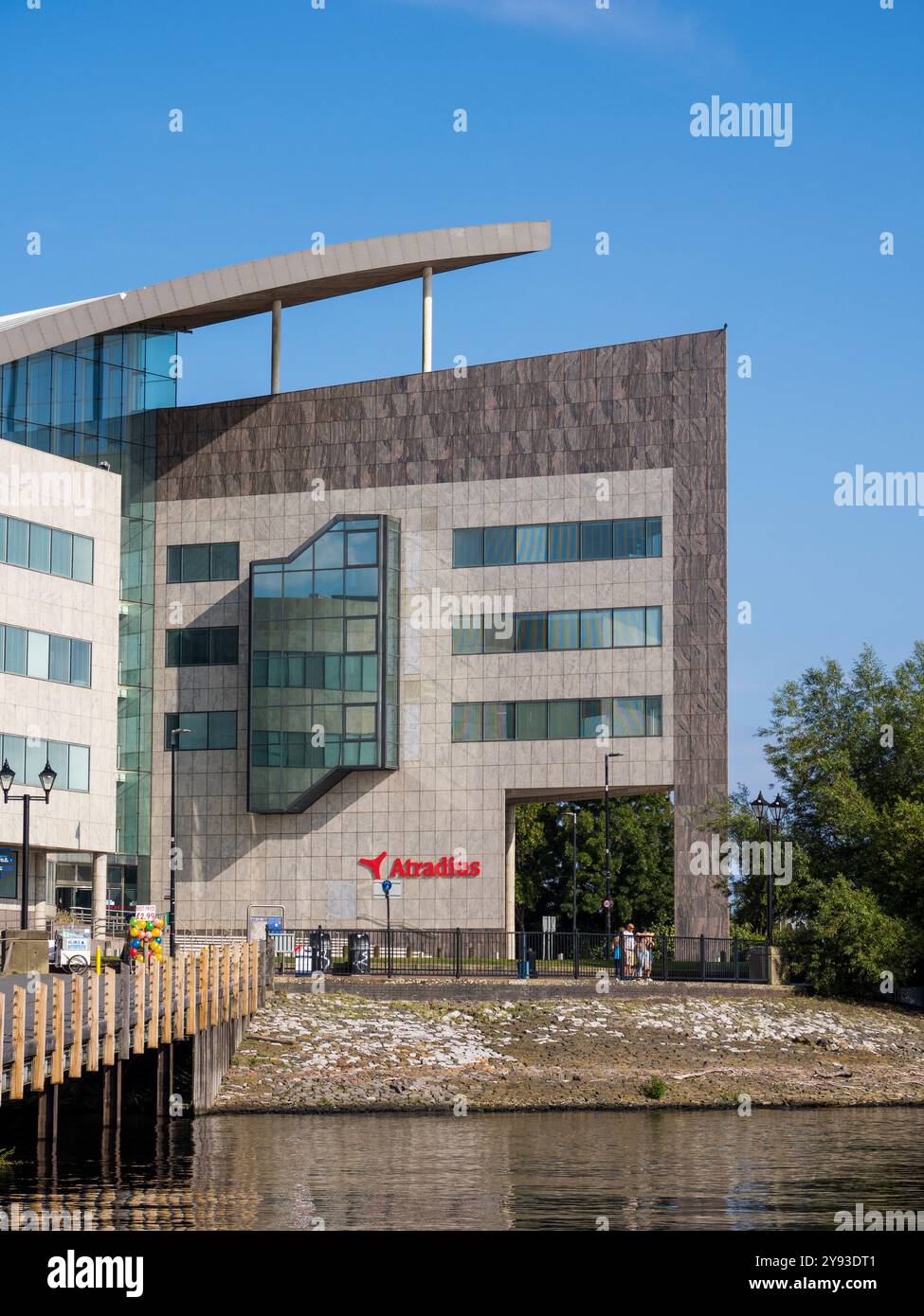 Atradius Insurance Company, UK and Ireland HQ, Cardiff Bay, Cardiff, Wales, UK, GB. Foto Stock