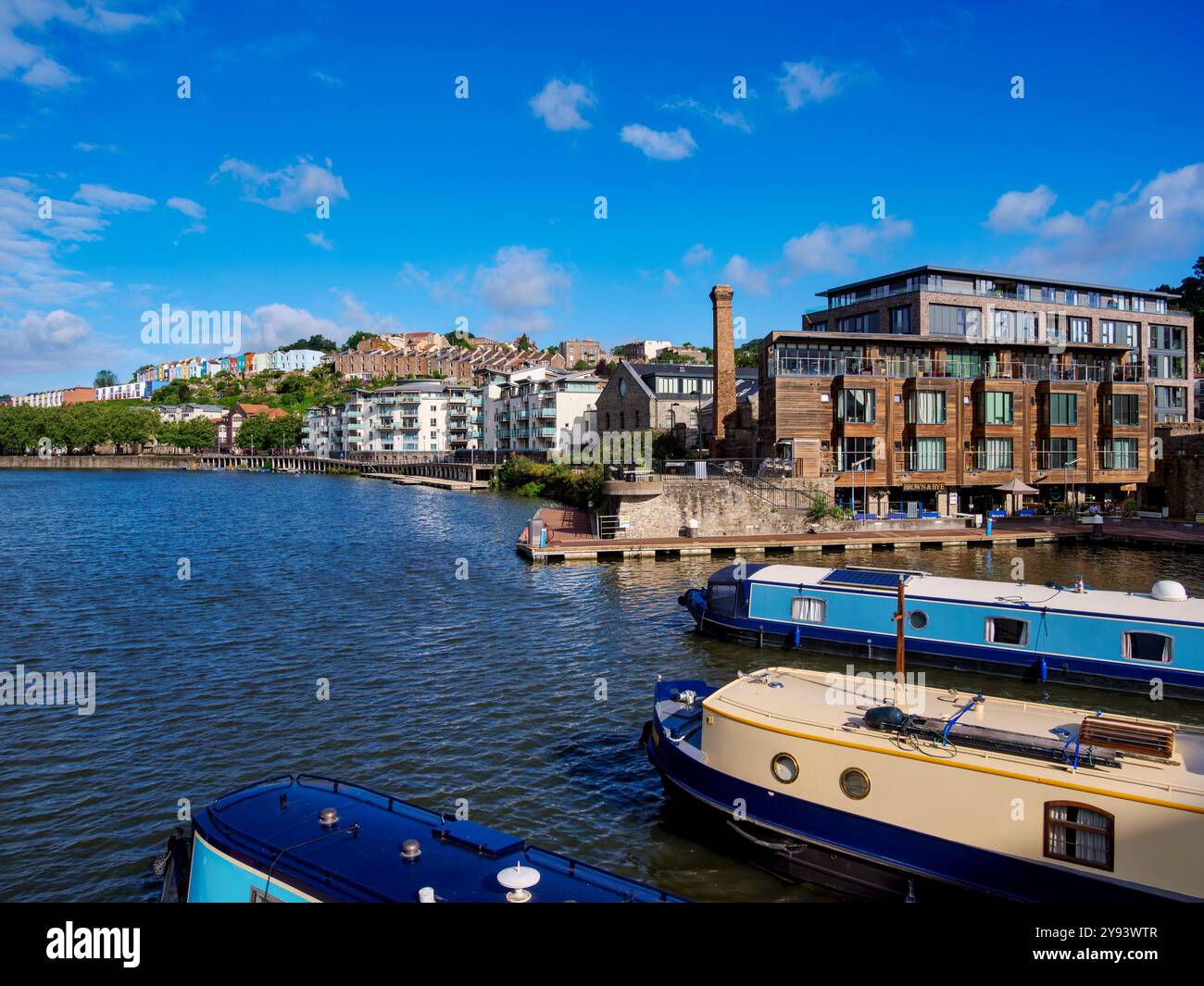 Harbour Inlet, Floating Harbour, Bristol, Inghilterra, Regno Unito, Europa Foto Stock