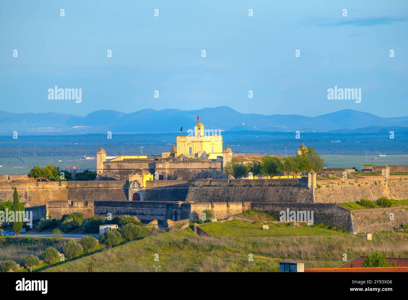 Forte di Santa Luzia, Elvas, sito patrimonio dell'umanità dell'UNESCO, Alentejo, Portogallo, Europa Foto Stock