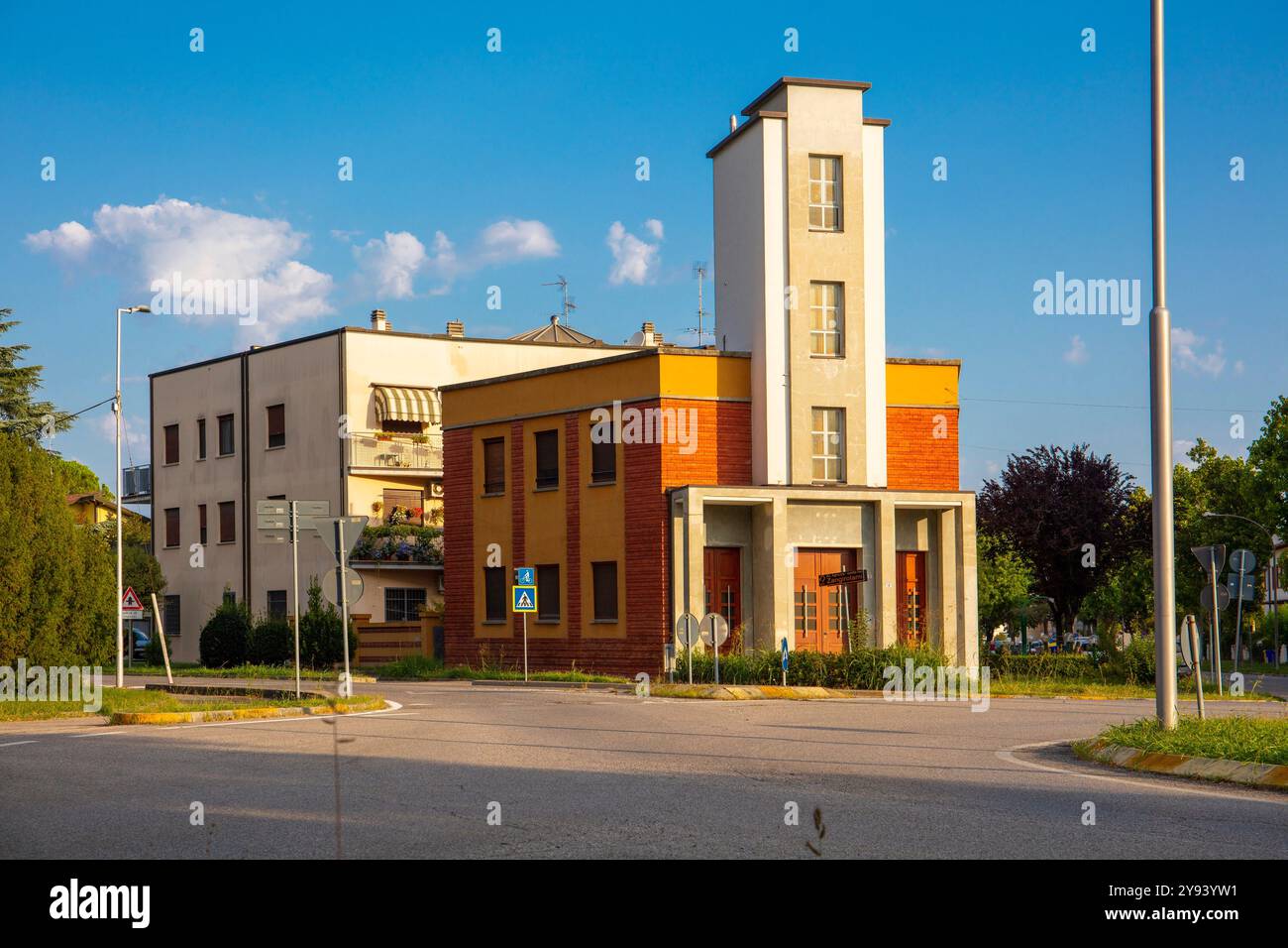 Domus TUA (sala da ballo), Tresigallo, Emilia-Romagna, Italia, Europa Foto Stock