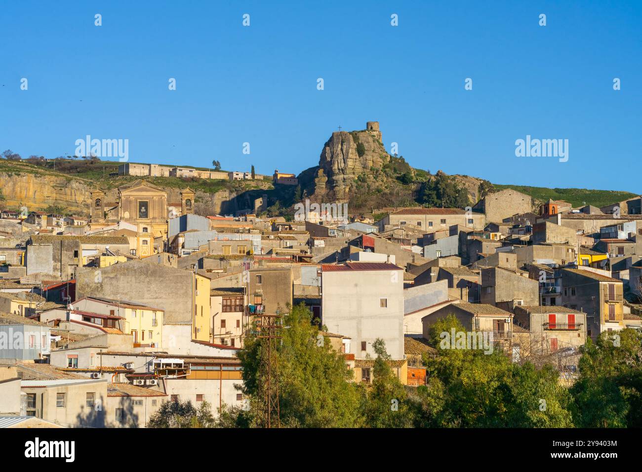 Corleone, Palermo, Sicilia, Italia, Mediterraneo, Europa Foto Stock