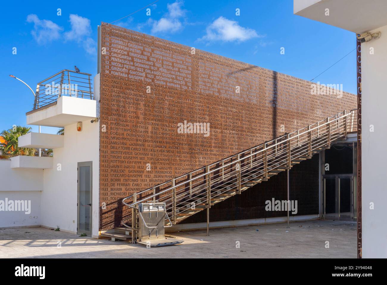 Monumento ai mille, Marsala, Trapani, Sicilia, Italia, Mediterraneo, Europa Foto Stock