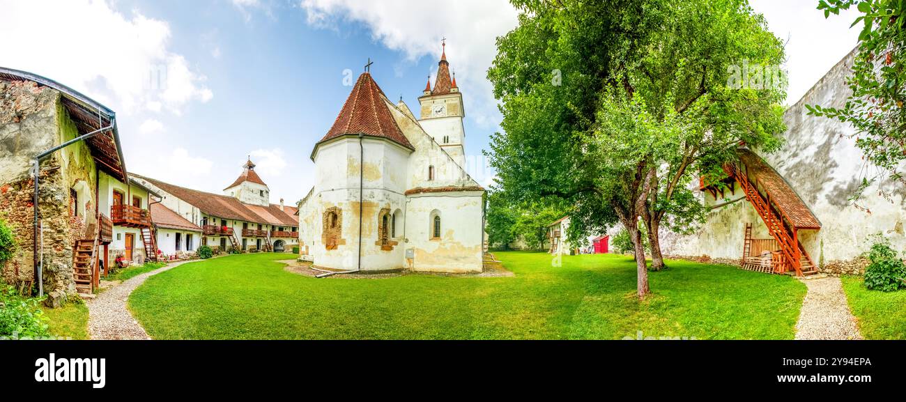 Chiesa di Honigberg, Romania Foto Stock