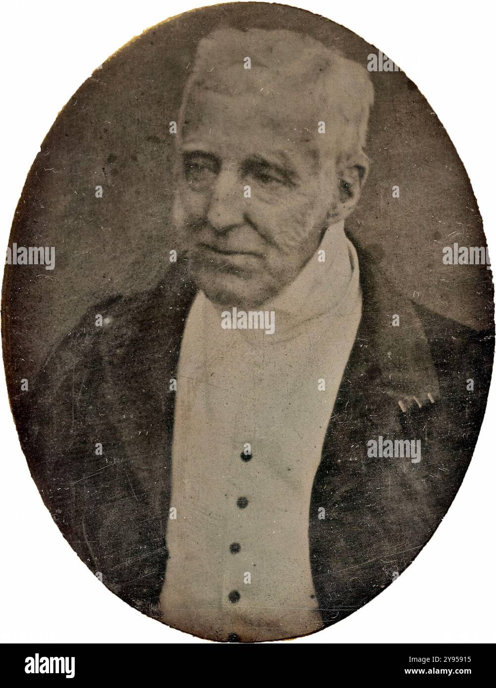 Arthur Wellesley, duca di Wellington, di 74 o 75 anni, creato da Antoine Claudet nel 1844 Foto Stock