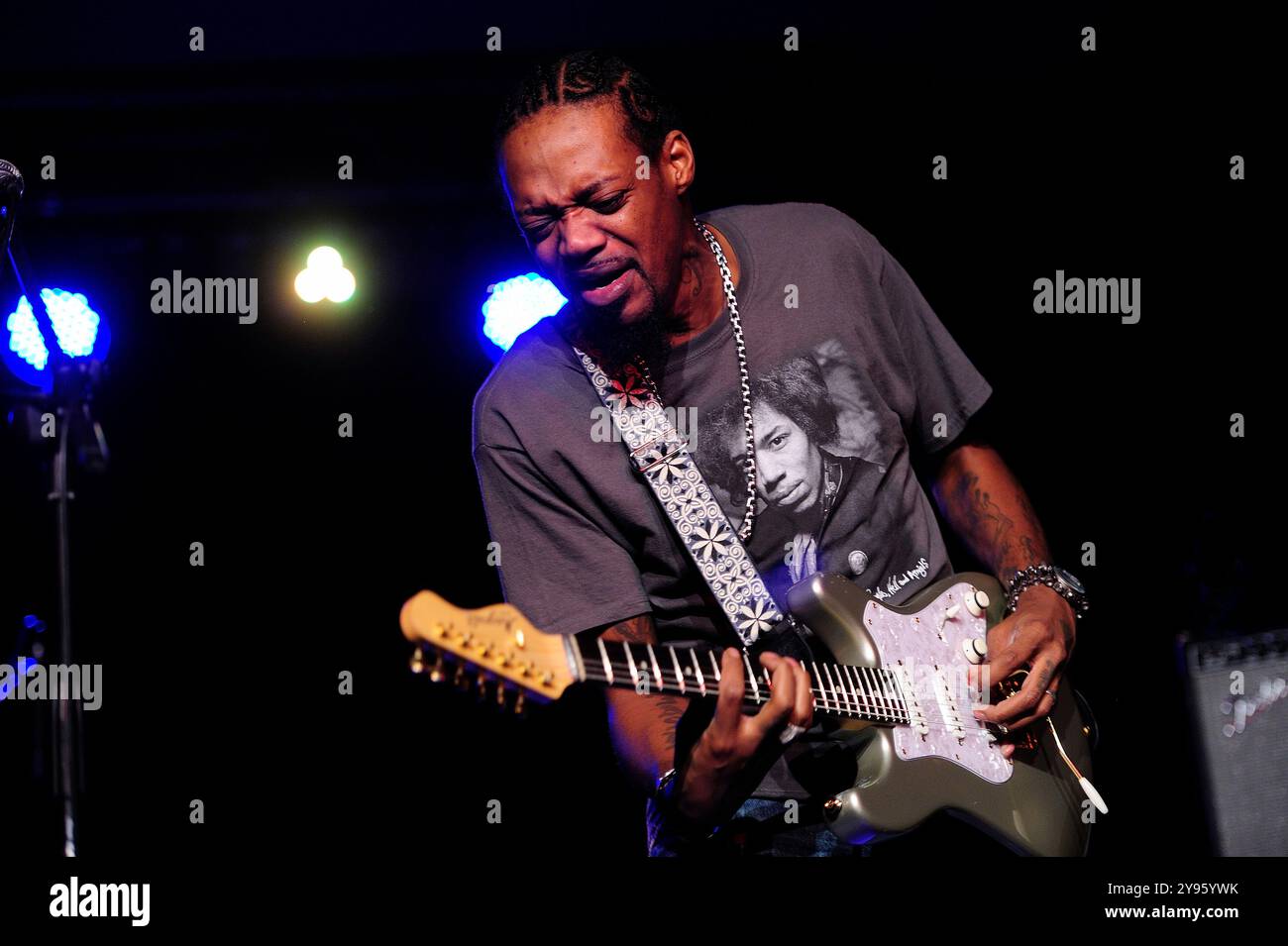 Eric Gales, (alias Raw Dawg) (nato il 29 ottobre 1974, Memphis Tennessee, Blues-rock, hard rock, blues, heavy metal,musicista, cantautore,foto Kazimierz Jurewicz, Foto Stock