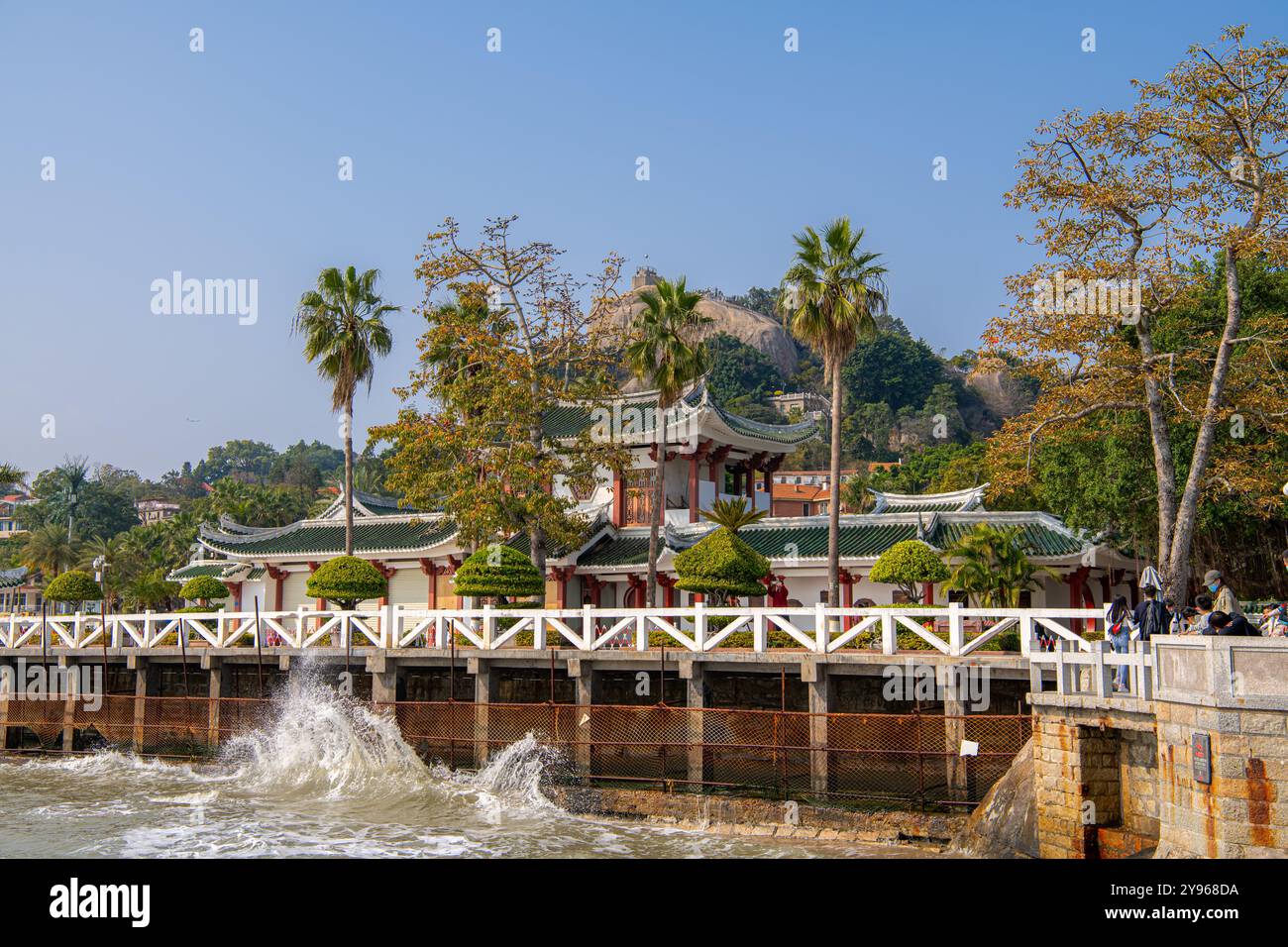 30 gennaio 2022, Xiamen, Cina: Shuzhuang Garden, giardino cinese tradizionale, Gulangyu, Xiamen provincia del Fujian Cina Foto Stock