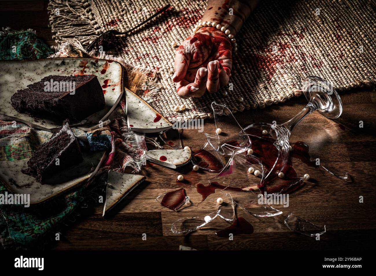 Morte di Chocolate Foto Stock