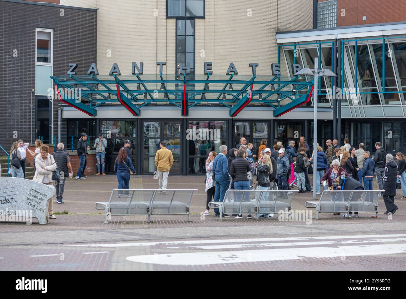 Zaandam, Paesi Bassi. 9 giugno 2024. Ingresso allo Zaantheater, il più grande teatro di Zaandam Foto Stock