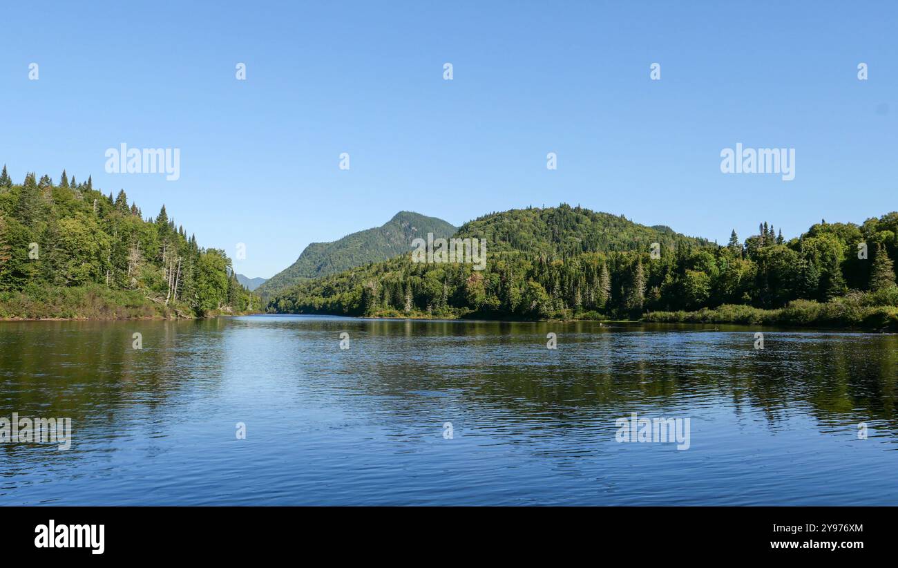Canada, Quebec: Parco nazionale Jacques-Cartier (1981). Con una superficie di 670 km2, il Parco Nazionale Jacques-Cartier si trova nel Laurentian Moun Foto Stock