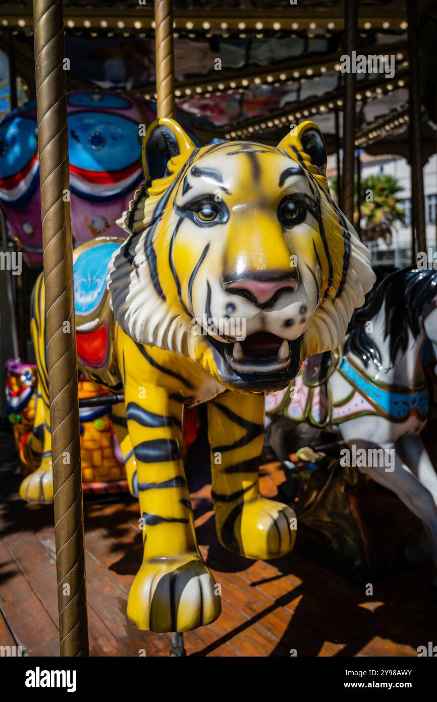 Carosello a Beziers, Francia. Foto Stock