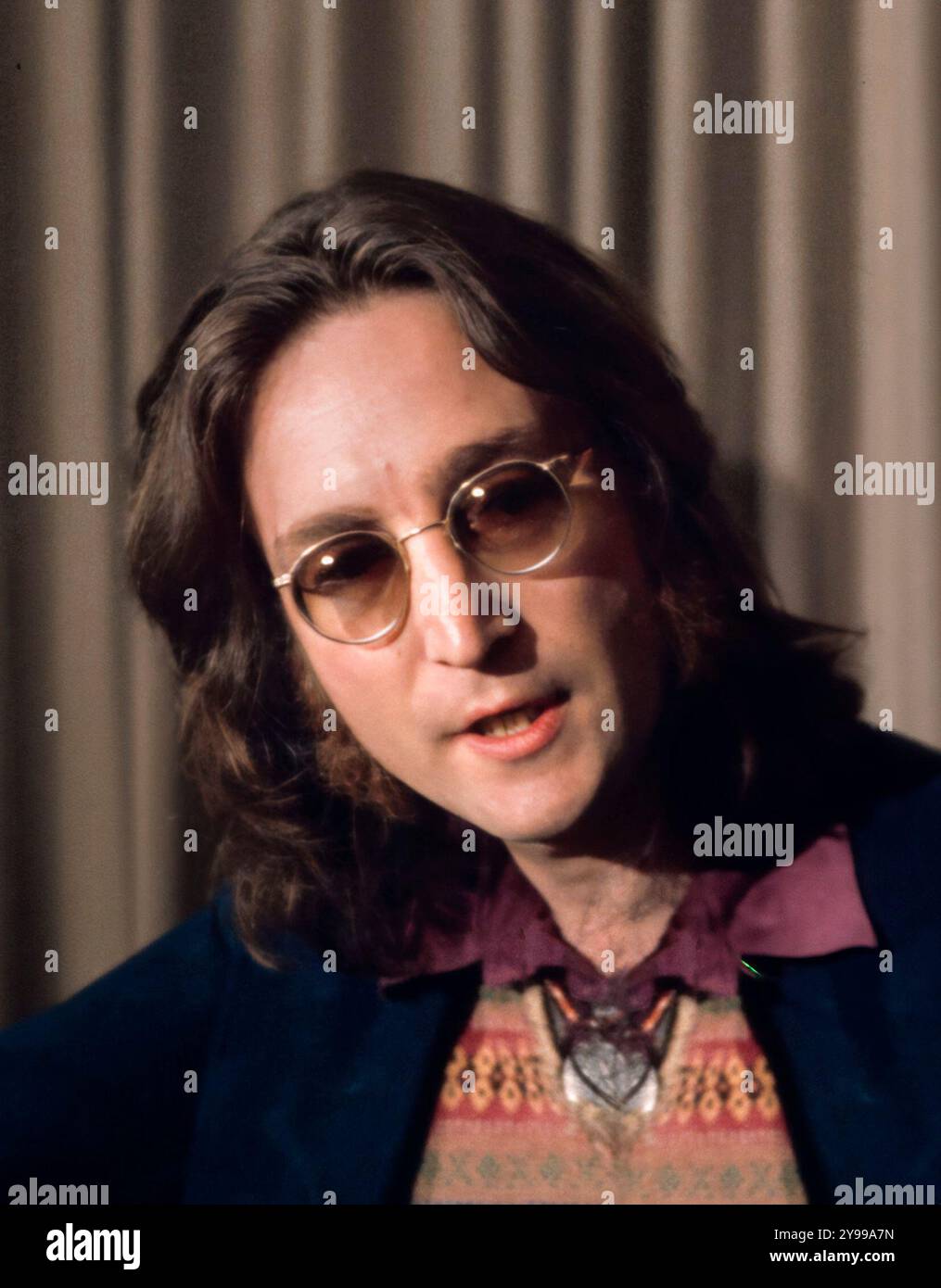 John Lennon. Ritratto di John Winston Lennon (1940-1980) di Bernard Gotfryd Foto Stock