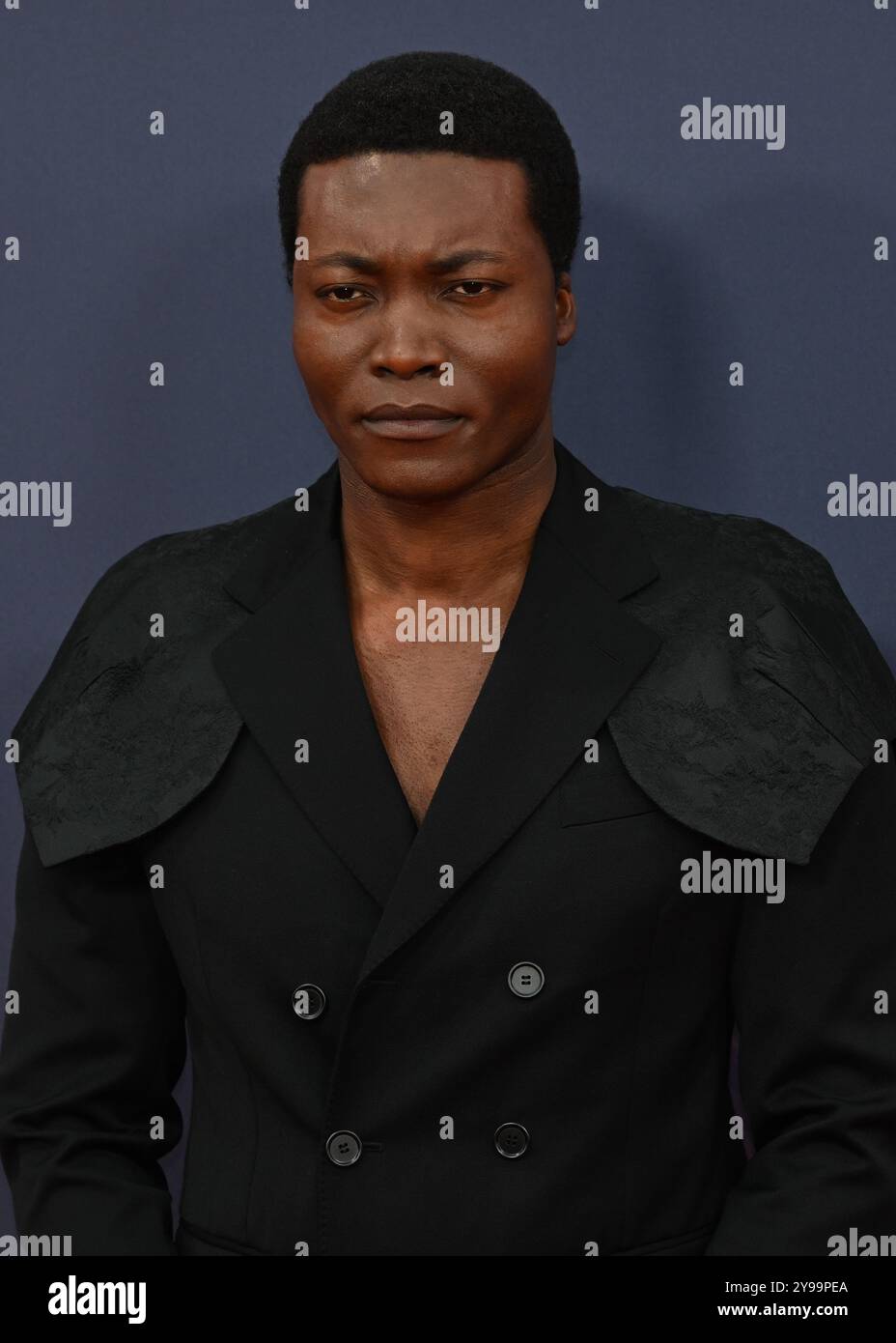 LONDRA, REGNO UNITO. 9 ottobre 2024. Benjamin Clementine partecipa al Blitz World Premiere - Opening Night Gala - 68° BFI London Film Festival a Londra, Regno Unito. (Foto di 李世惠/SEE li/Picture Capital) credito: Vedi li/Picture Capital/Alamy Live News Foto Stock