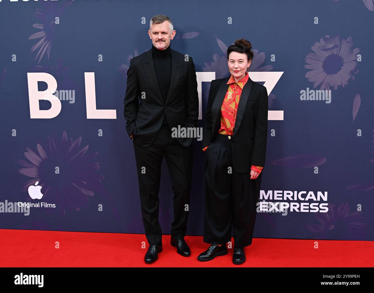 LONDRA, REGNO UNITO. 9 ottobre 2024. Ben Roberts, Kristy Matheson partecipa a "Blitz" World Premiere - Opening Night Gala - 68° BFI London Film Festival a Londra, Regno Unito. (Foto di 李世惠/SEE li/Picture Capital) credito: Vedi li/Picture Capital/Alamy Live News Foto Stock