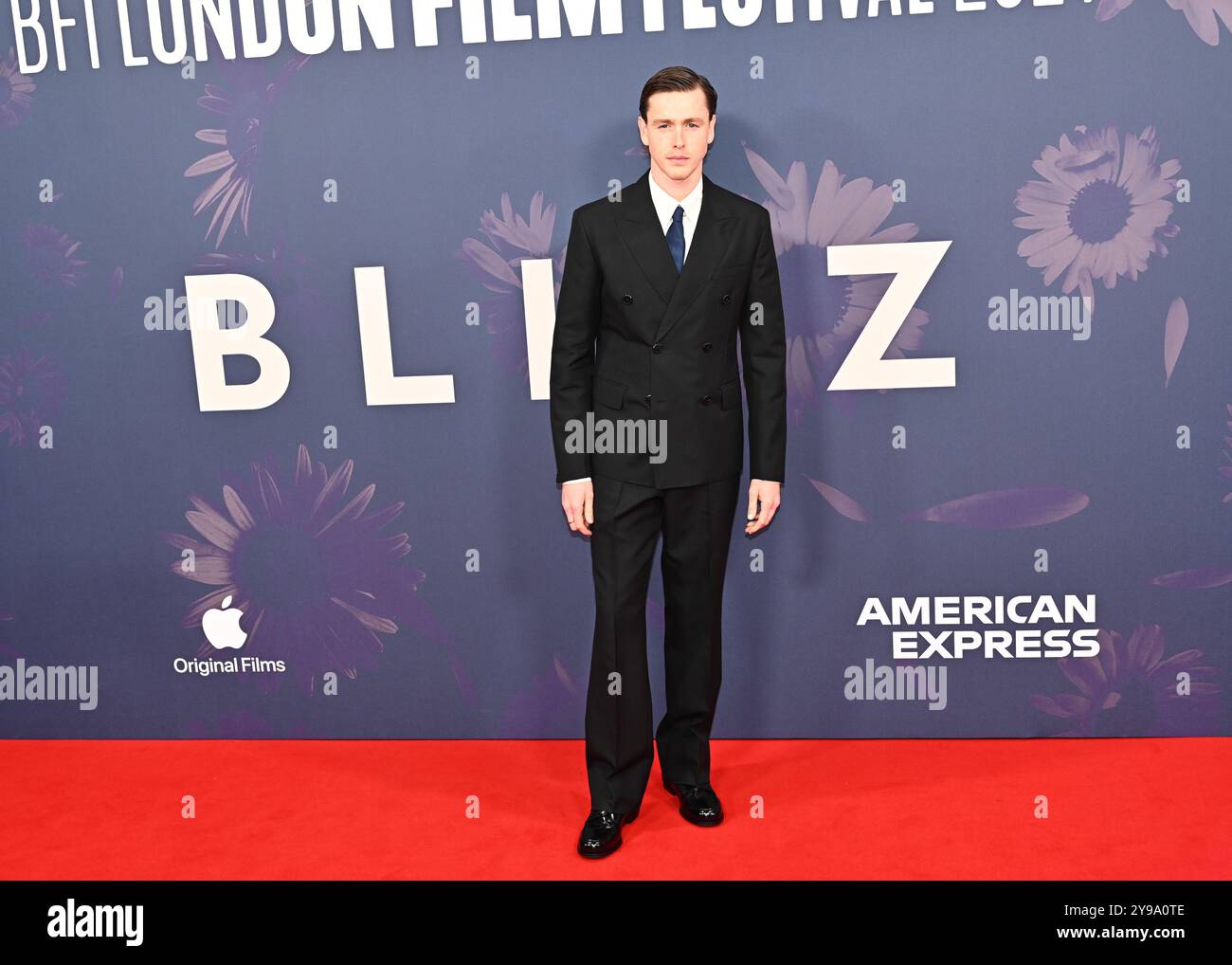 LONDRA, REGNO UNITO. 9 ottobre 2024. Harris Dickinson partecipa a "Blitz" World Premiere - Opening Night Gala - 68° BFI London Film Festival a Londra, Regno Unito. (Foto di 李世惠/SEE li/Picture Capital) credito: Vedi li/Picture Capital/Alamy Live News Foto Stock