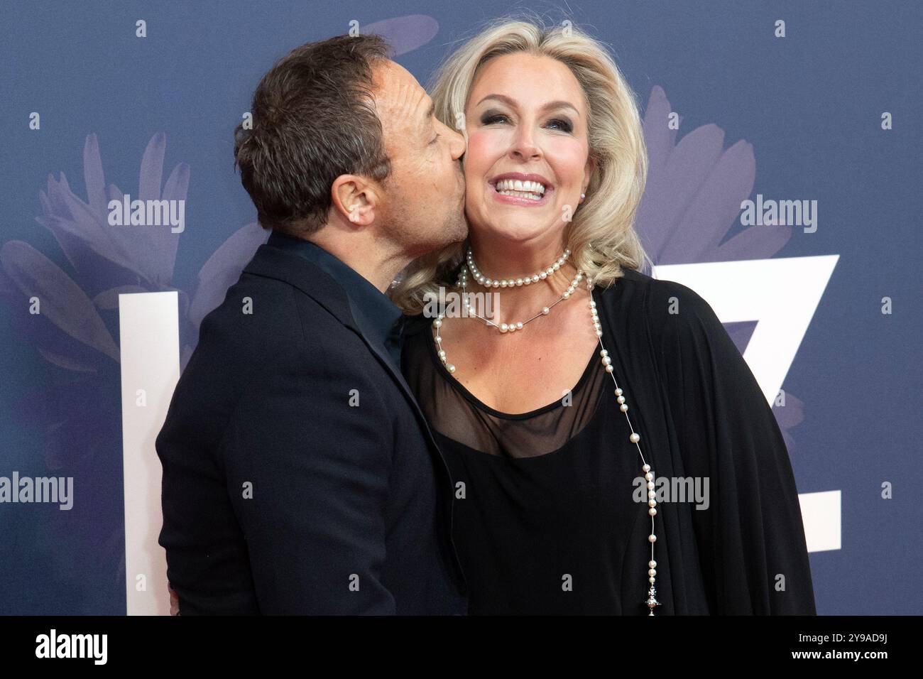 Londra, Regno Unito. 09 ottobre 2024. Nella foto: Stephen Graham e la moglie Hannah Walters partecipano al gala di apertura di "The Blitz" al 68° BFI London Film Festival alla Royal Festival Hall, Southbank. Credito: Justin ng/Alamy Live News Foto Stock