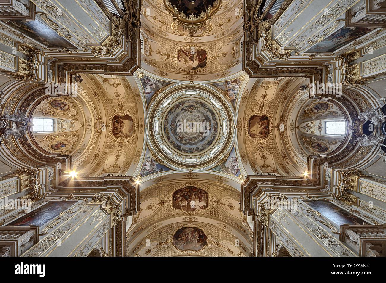 La cattedrale di Bergamo è una cattedrale cattolica di Bergamo, in Italia, in Europa Foto Stock