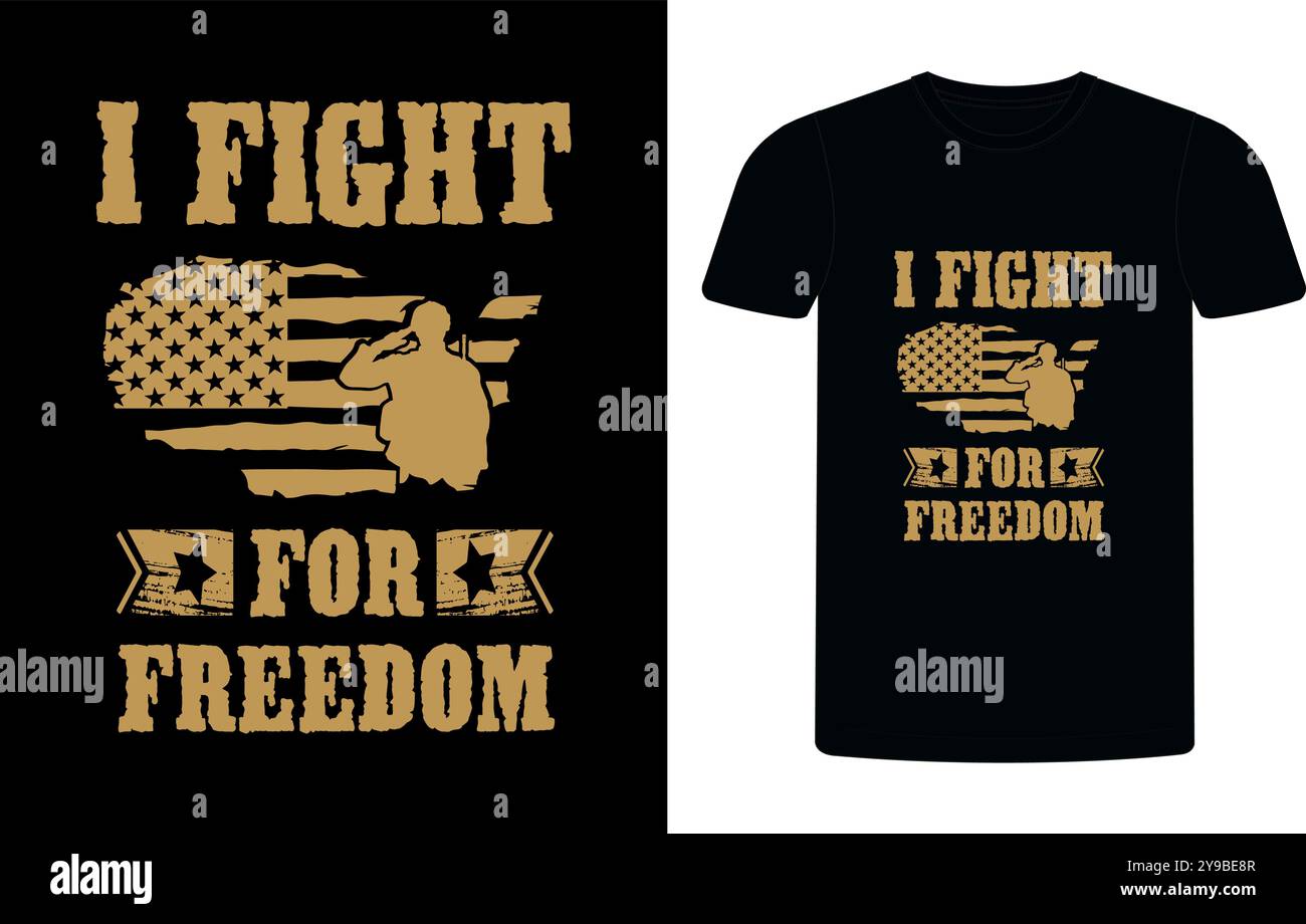 Maglietta tipografica dei veterani americani. Citazione motivazionale con T-shirt text VETERANA. T-shirt di alta qualità pronta per la stampa, T-shirt veterano vettoriale Illustrazione Vettoriale