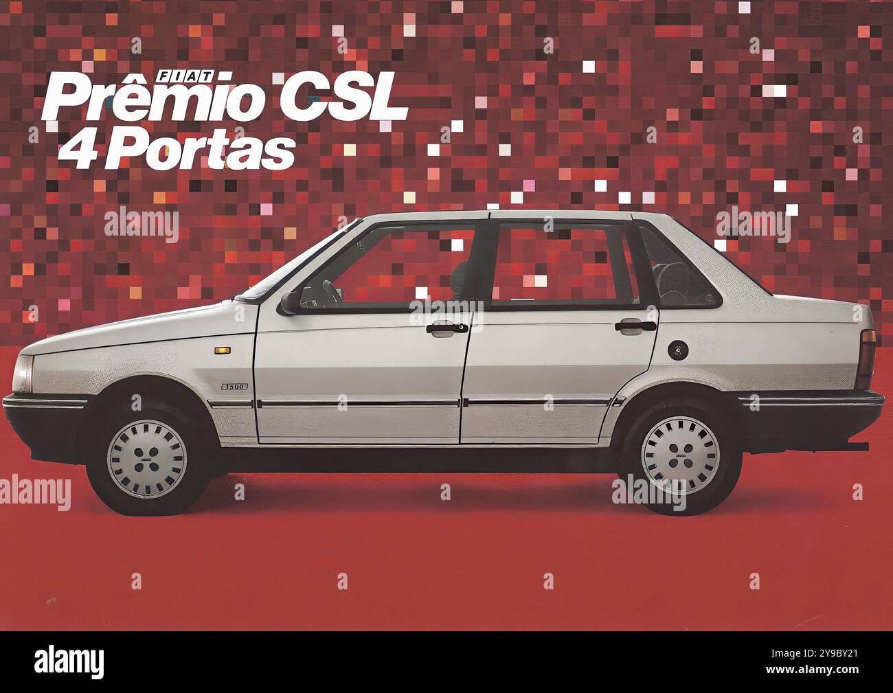 1988 Fiat Premio CSL - pubblicità auto d'epoca Foto Stock