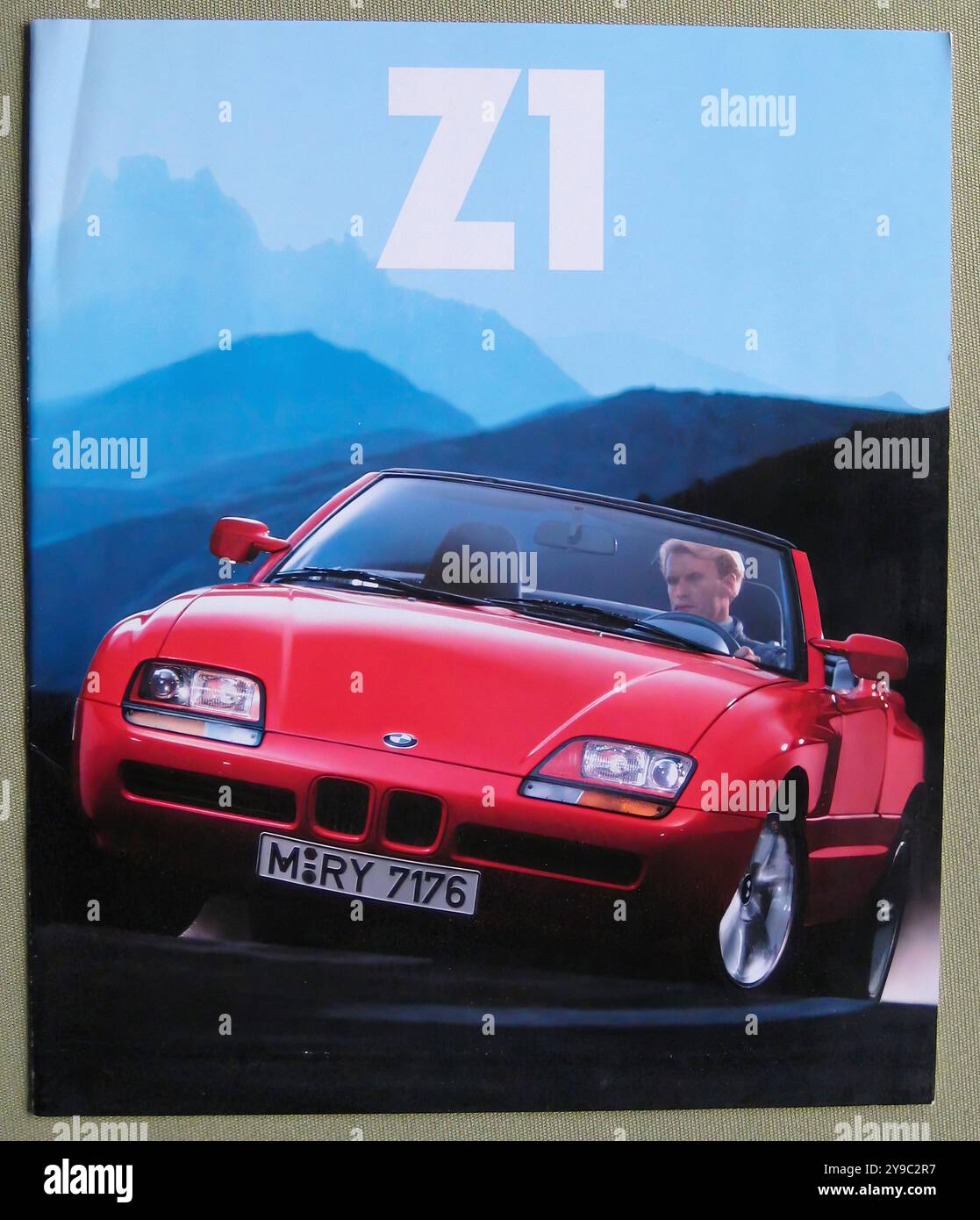 BMW Z1 - pubblicità di auto d'epoca Foto Stock