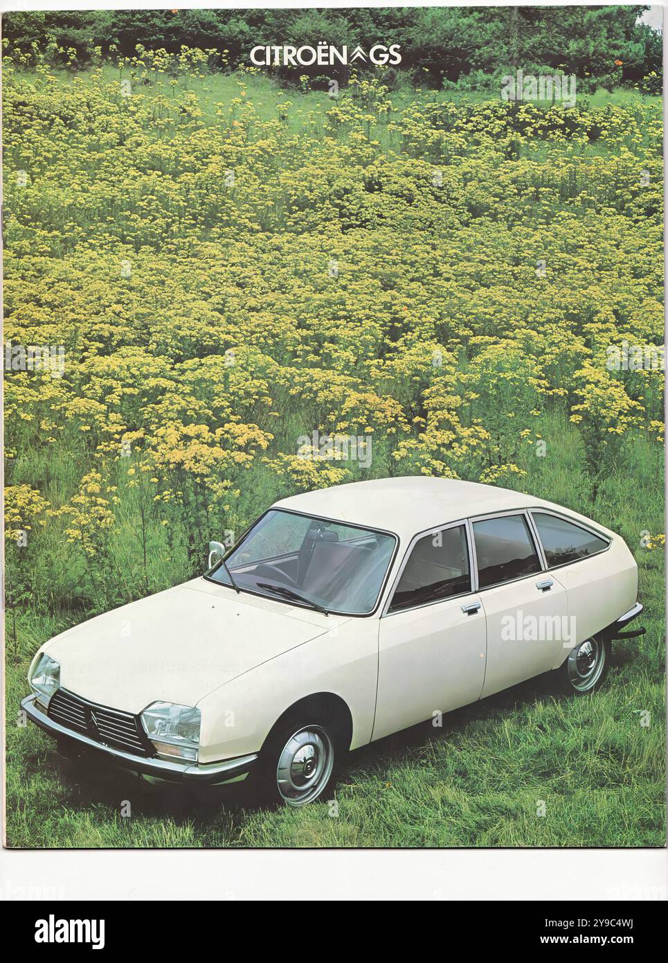Citroën GS 1978-79 0001 - pubblicità auto d'epoca Foto Stock