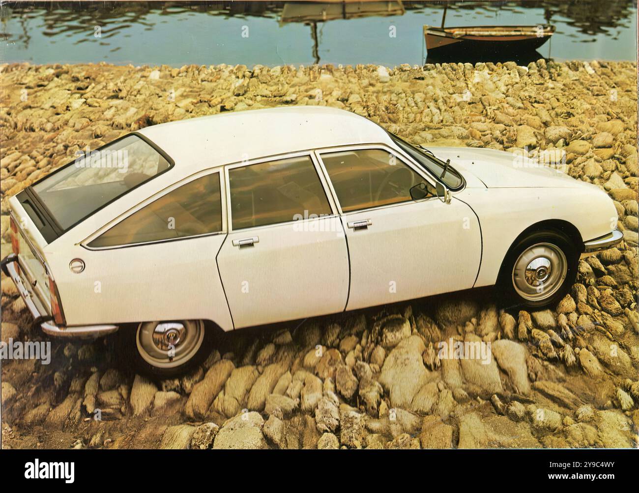 Citroen GS Club (1977) - pubblicità di auto d'epoca Foto Stock