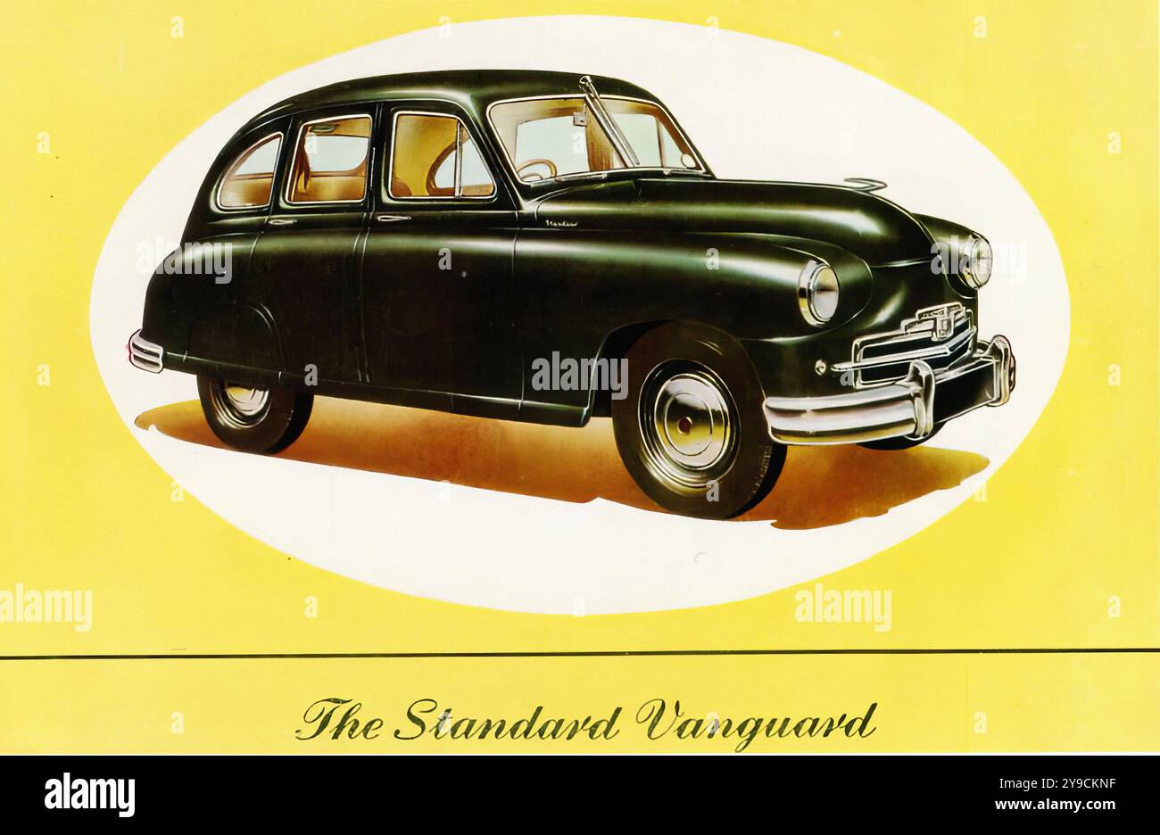 Standard Vanguard fase 1A (1952) 0001 - pubblicità auto d'epoca Foto Stock