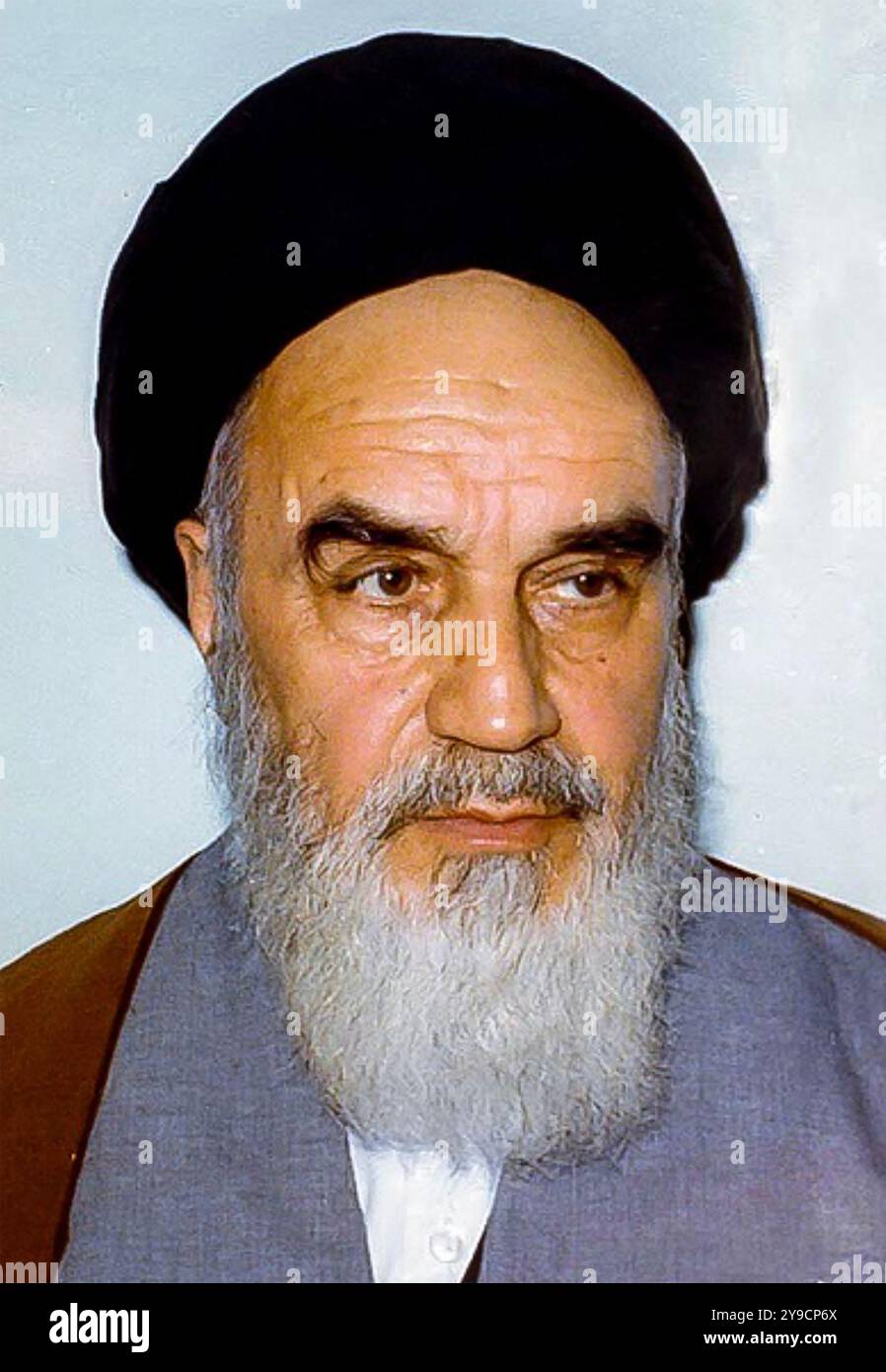 AYATOLLAH RUHOLLAH KHOMEINI (1900-1989) primo leader supremo dell'Iran, circa Foto Stock