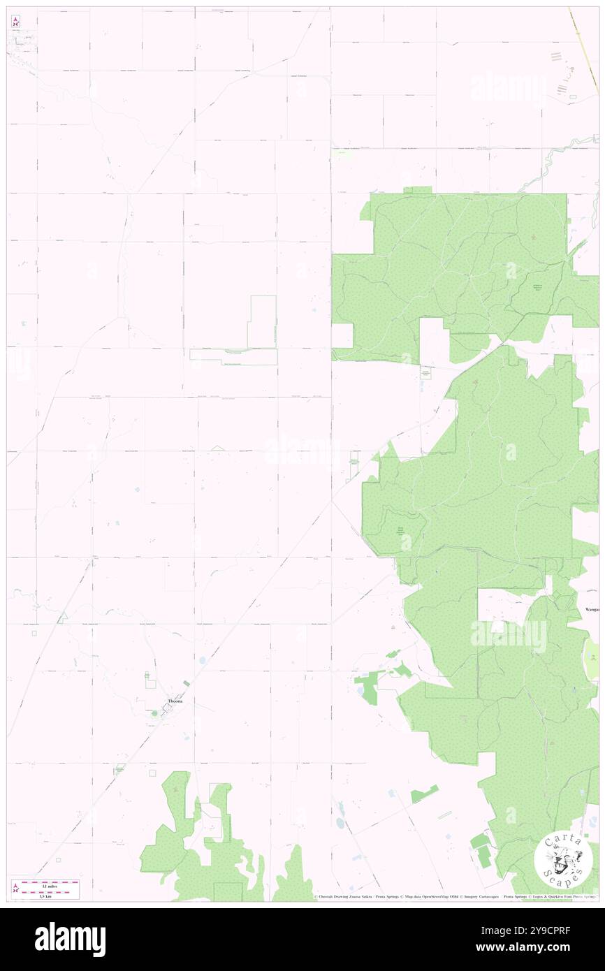 Boweya, Wangaratta, AU, Australia, Victoria, s 36 16' 0'', N 146 7' 59'', MAP, Cartascapes Map pubblicata nel 2024. Esplora Cartascapes, una mappa che rivela i diversi paesaggi, culture ed ecosistemi della Terra. Viaggia attraverso il tempo e lo spazio, scoprendo l'interconnessione del passato, del presente e del futuro del nostro pianeta. Foto Stock