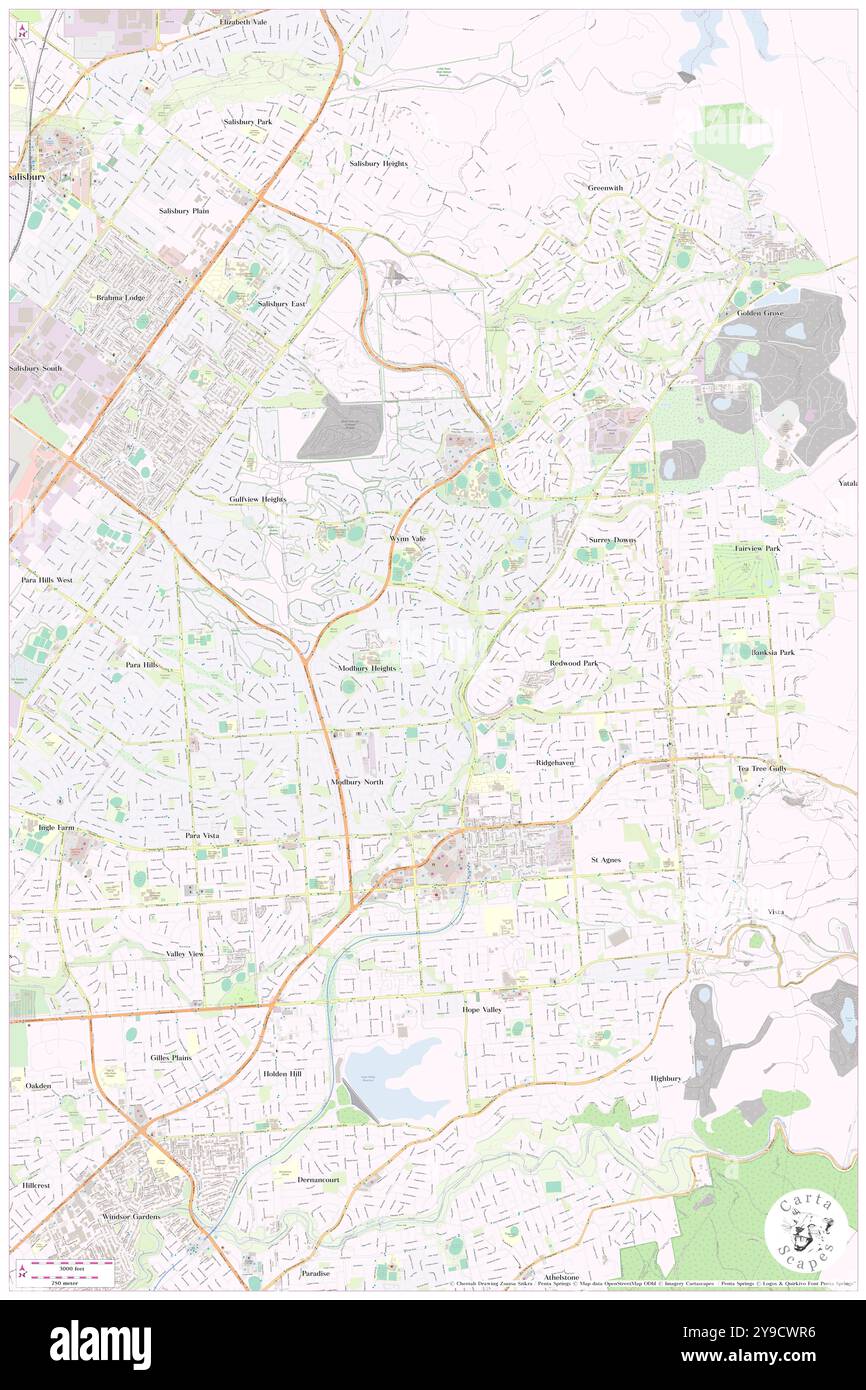 Swan Reserve, , AU, Australia, Australia meridionale, s 34 48' 37'', N 138 41' 24'', mappa, Cartascapes Map pubblicata nel 2024. Esplora Cartascapes, una mappa che rivela i diversi paesaggi, culture ed ecosistemi della Terra. Viaggia attraverso il tempo e lo spazio, scoprendo l'interconnessione del passato, del presente e del futuro del nostro pianeta. Foto Stock