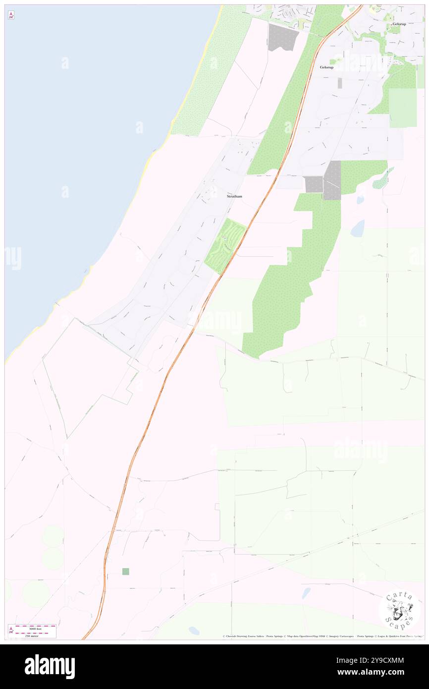 Stratham, AU, Australia, Australia Occidentale, s 33 28' 0'', N 115 35' 59'', MAP, Cartascapes Map pubblicata nel 2024. Esplora Cartascapes, una mappa che rivela i diversi paesaggi, culture ed ecosistemi della Terra. Viaggia attraverso il tempo e lo spazio, scoprendo l'interconnessione del passato, del presente e del futuro del nostro pianeta. Foto Stock