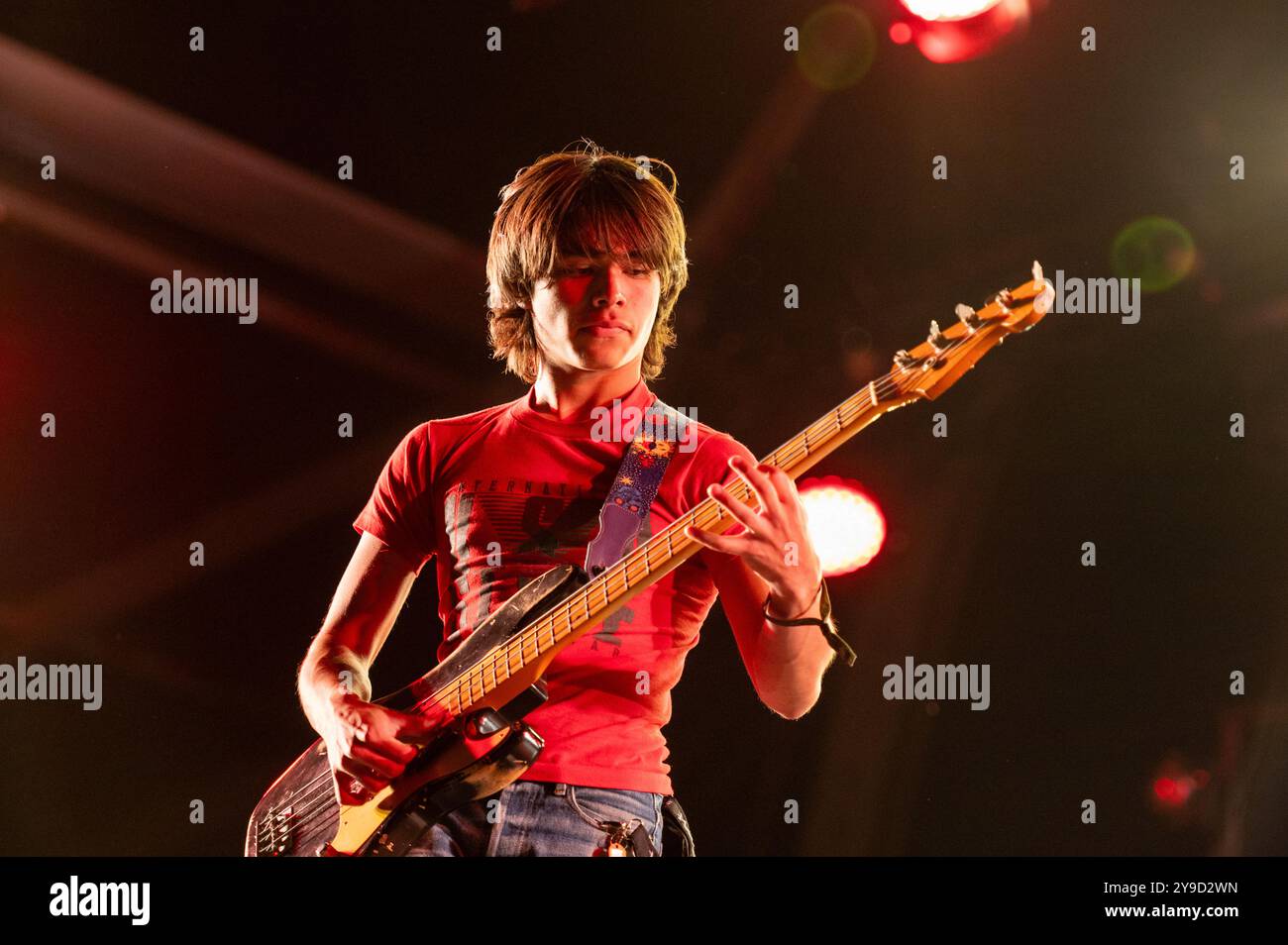 29 giugno 2024: Tye Trujillo si esibisce con tendenze suicidarie all'Hellfest Open Air festival di Clisson, in Francia Foto Stock