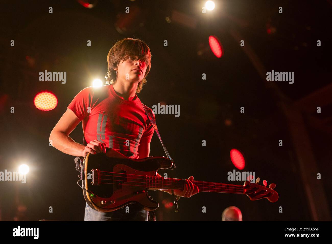 29 giugno 2024: Tye Trujillo si esibisce con tendenze suicidarie all'Hellfest Open Air festival di Clisson, in Francia Foto Stock