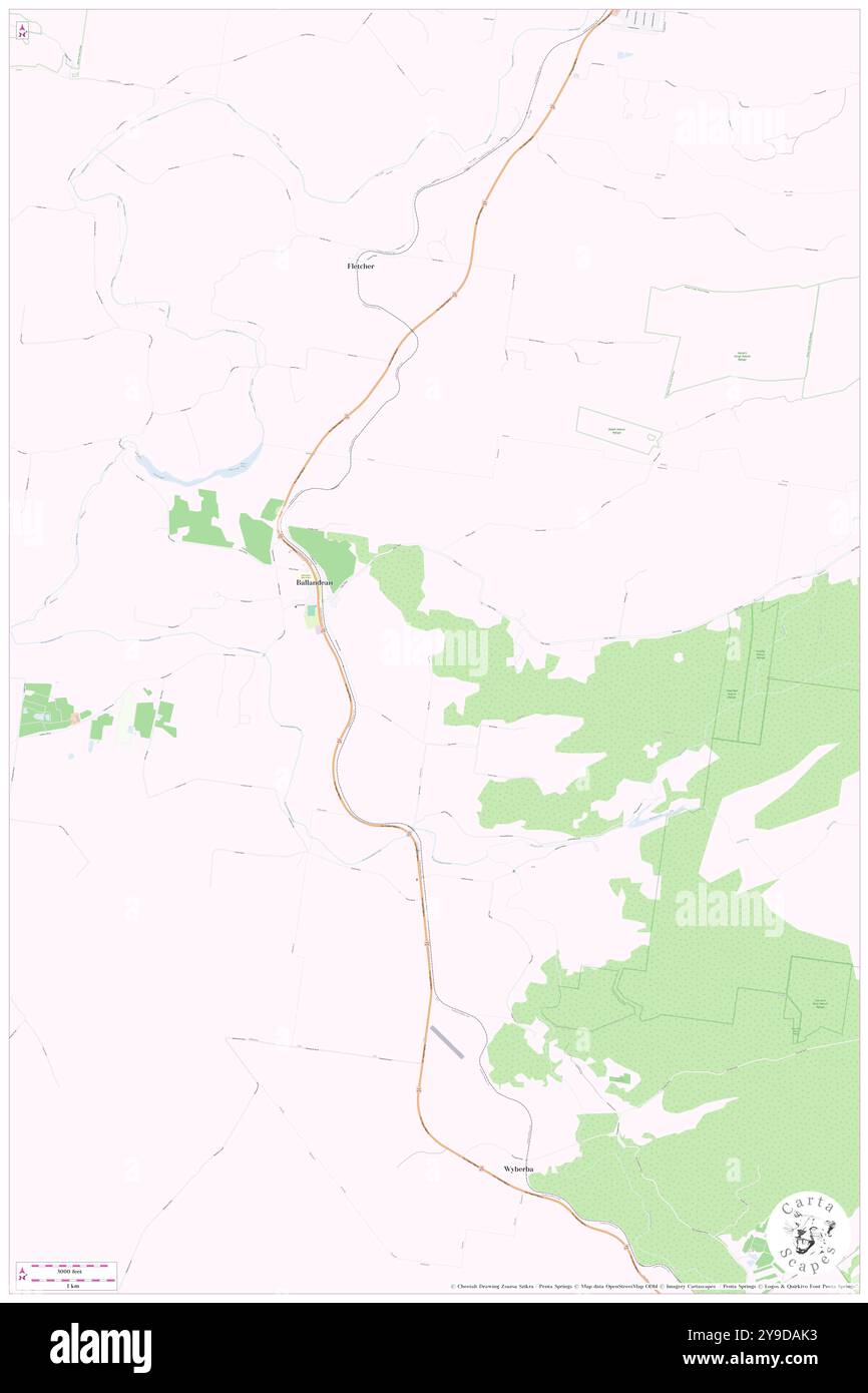 Fairbank, Southern Downs, AU, Australia, Queensland, s 28 48' 24'', N 151 51' 23'', mappa, Cartascapes Map pubblicata nel 2024. Esplora Cartascapes, una mappa che rivela i diversi paesaggi, culture ed ecosistemi della Terra. Viaggia attraverso il tempo e lo spazio, scoprendo l'interconnessione del passato, del presente e del futuro del nostro pianeta. Foto Stock